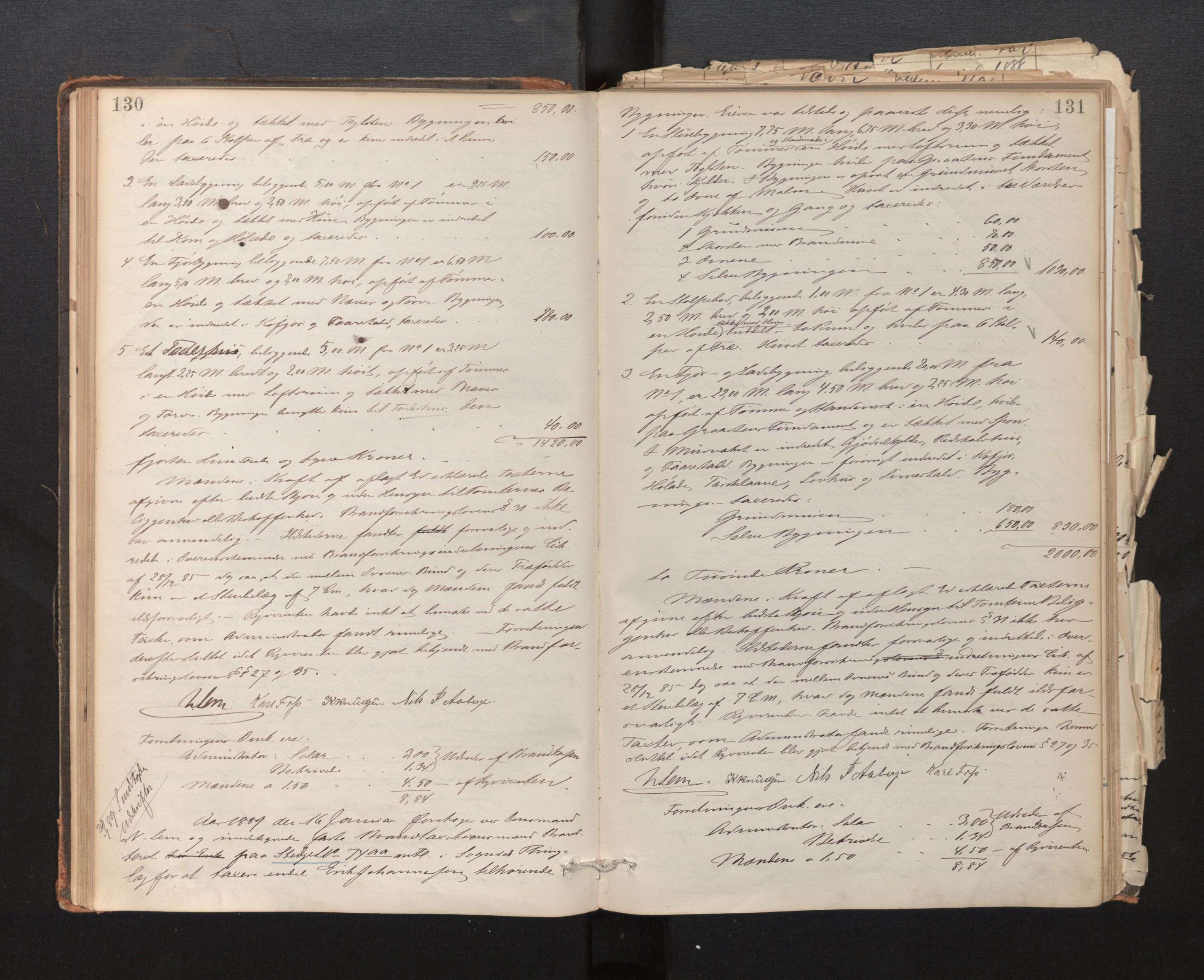 Lensmannen i Sogndal, AV/SAB-A-29901/0012/L0003: Branntakstprotokoll, 1883-1917, p. 130-131