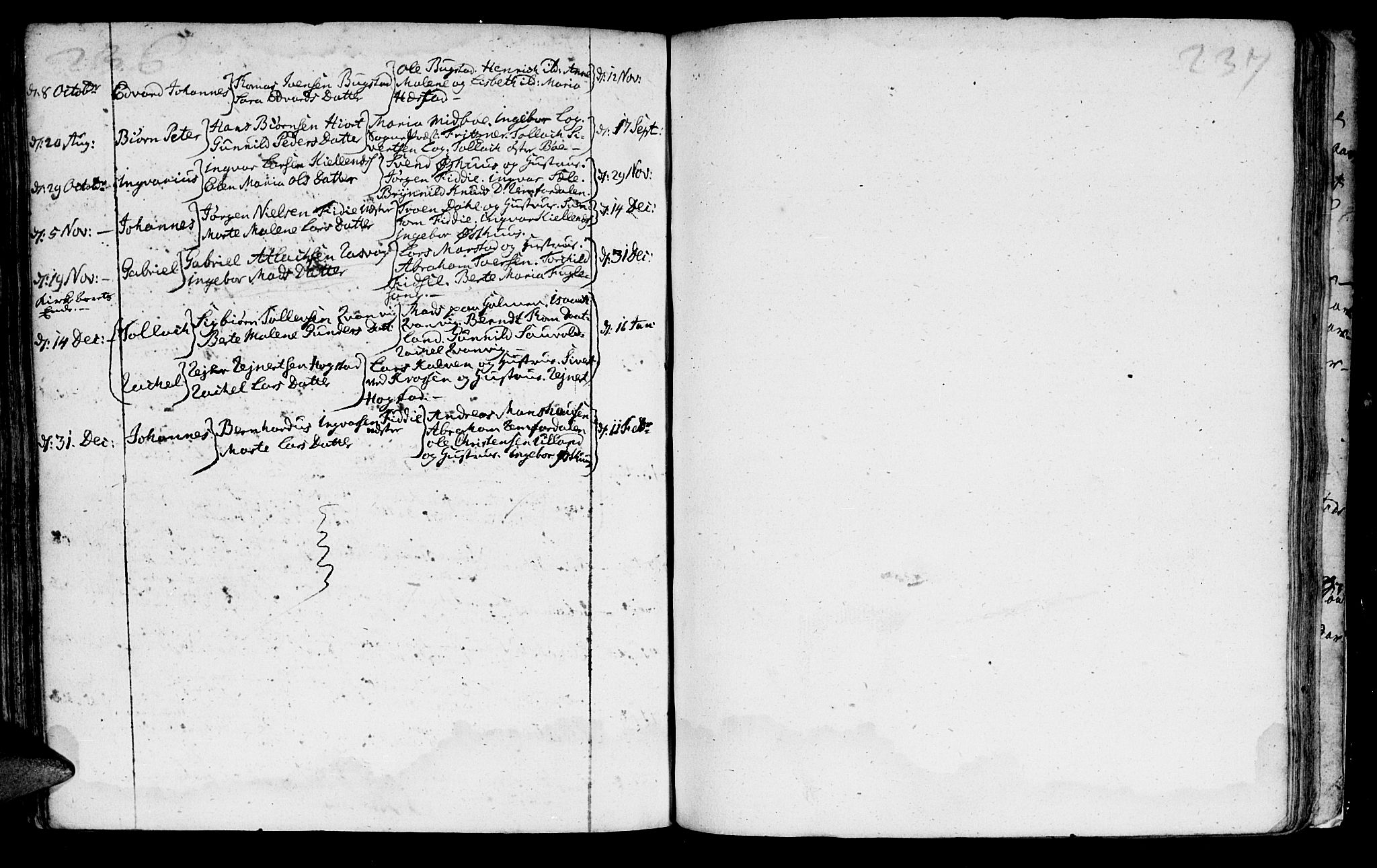 Flekkefjord sokneprestkontor, AV/SAK-1111-0012/F/Fa/Fab/L0001: Parish register (official) no. A 1, 1750-1780, p. 236-237
