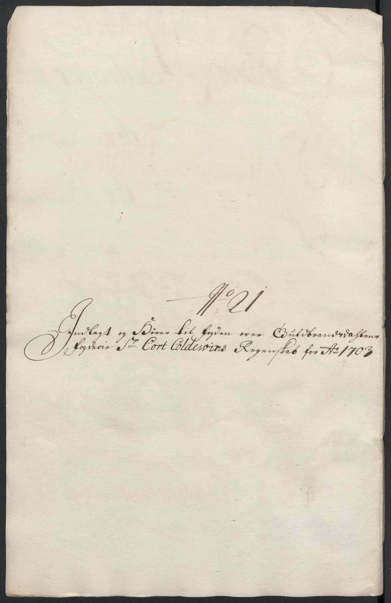 Rentekammeret inntil 1814, Reviderte regnskaper, Fogderegnskap, RA/EA-4092/R17/L1176: Fogderegnskap Gudbrandsdal, 1703, p. 157