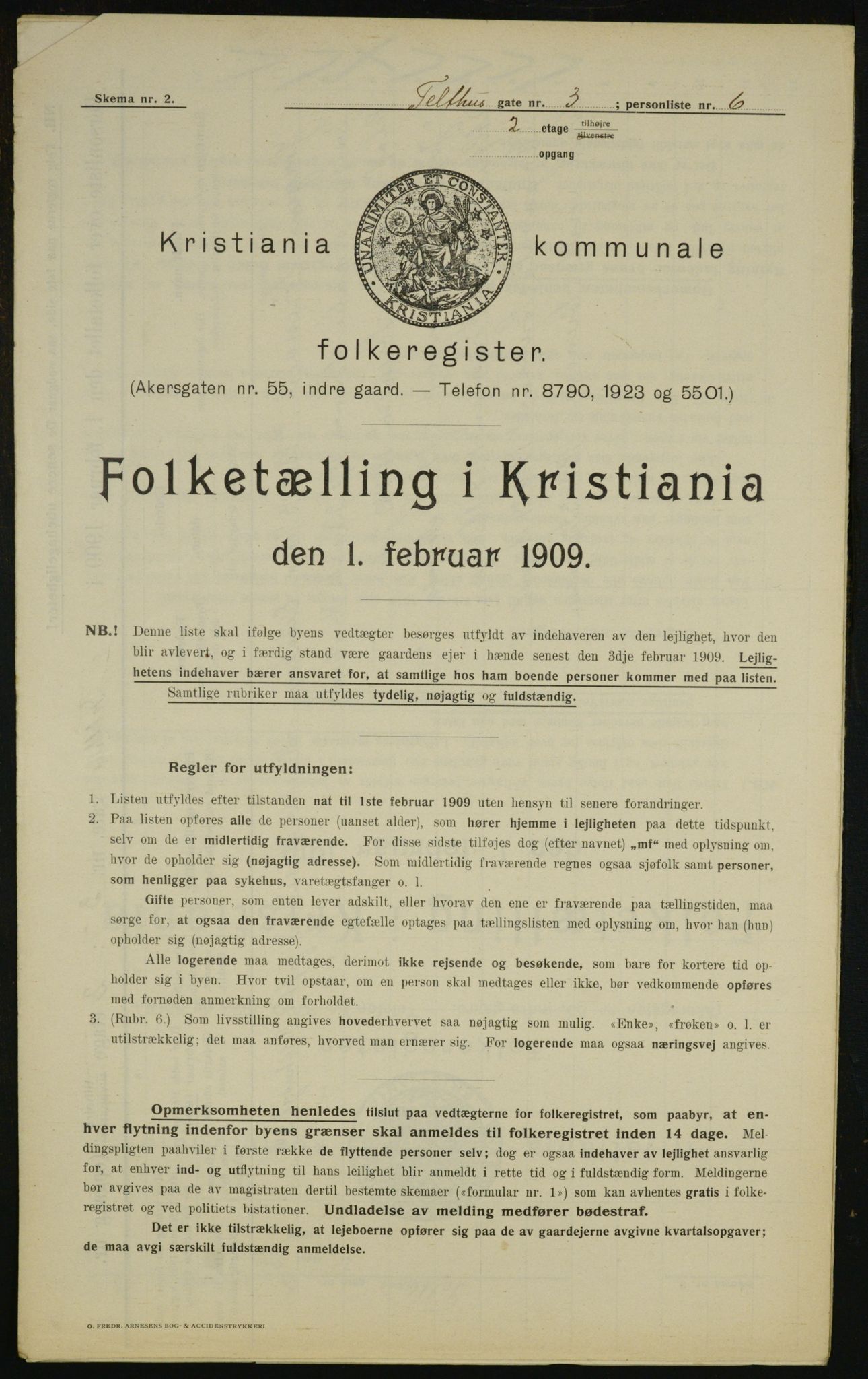 OBA, Municipal Census 1910 for Kristiania, 1910, p. 102166