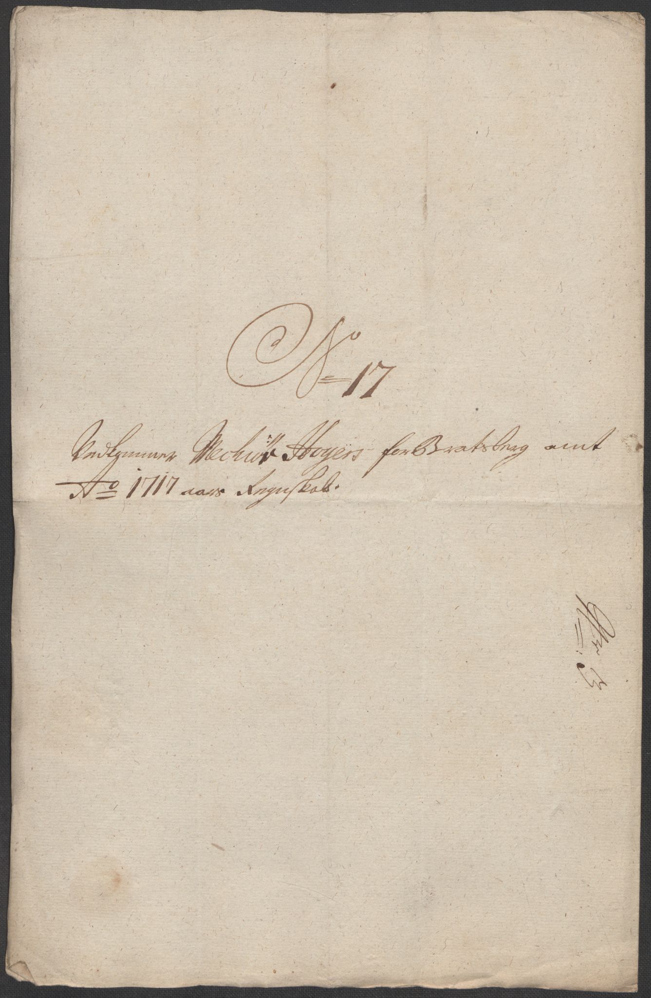 Rentekammeret inntil 1814, Reviderte regnskaper, Fogderegnskap, AV/RA-EA-4092/R36/L2129: Fogderegnskap Øvre og Nedre Telemark og Bamble, 1717, p. 353