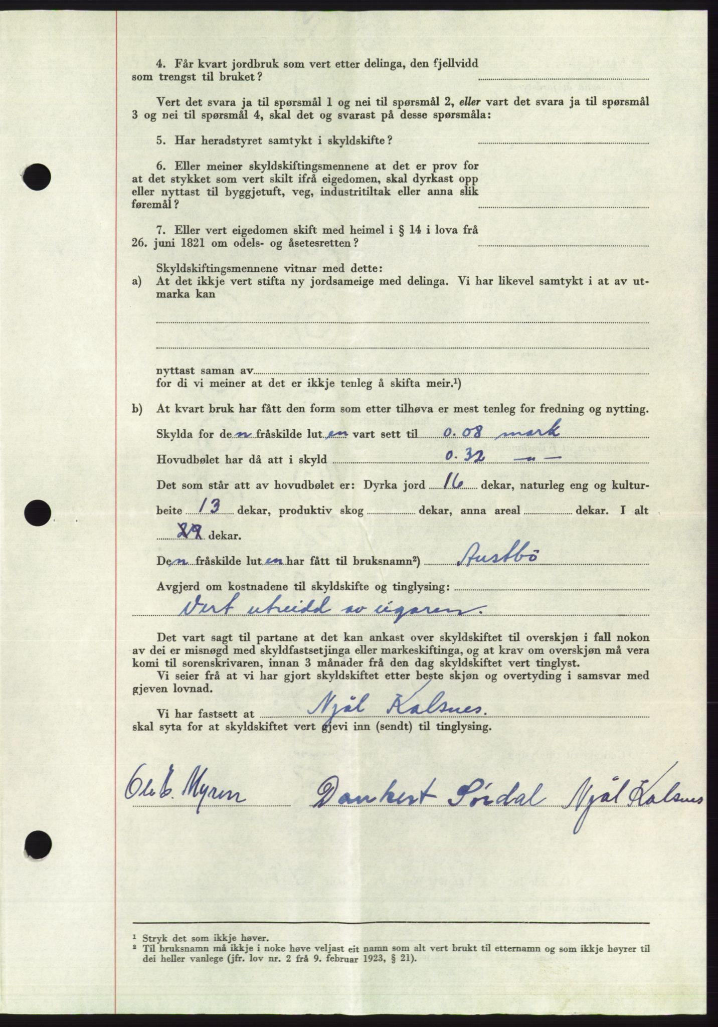 Søre Sunnmøre sorenskriveri, AV/SAT-A-4122/1/2/2C/L0110: Mortgage book no. 36A, 1958-1958, Diary no: : 2243/1958