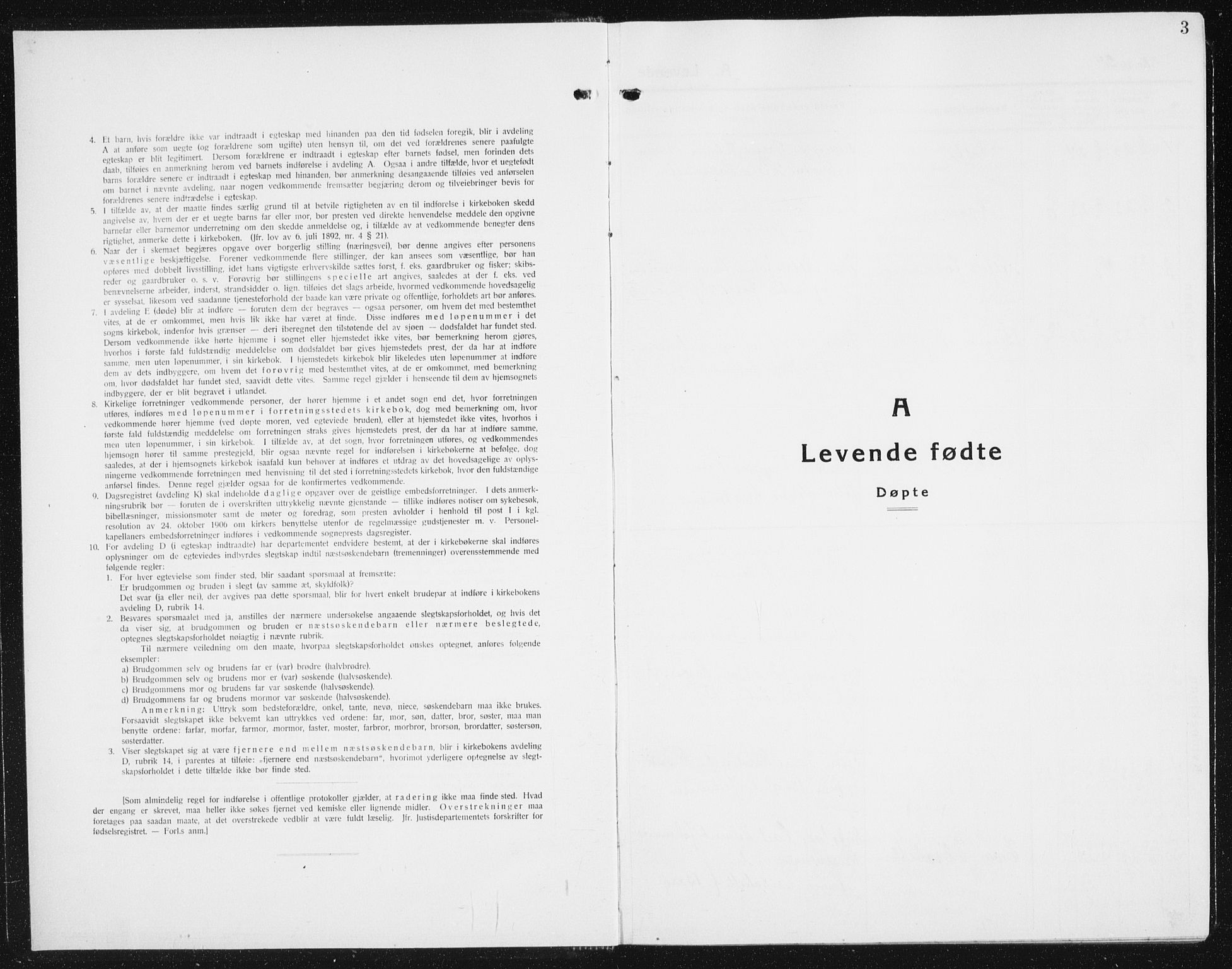 Ministerialprotokoller, klokkerbøker og fødselsregistre - Nordland, SAT/A-1459/841/L0622: Parish register (copy) no. 841C06, 1924-1942, p. 3