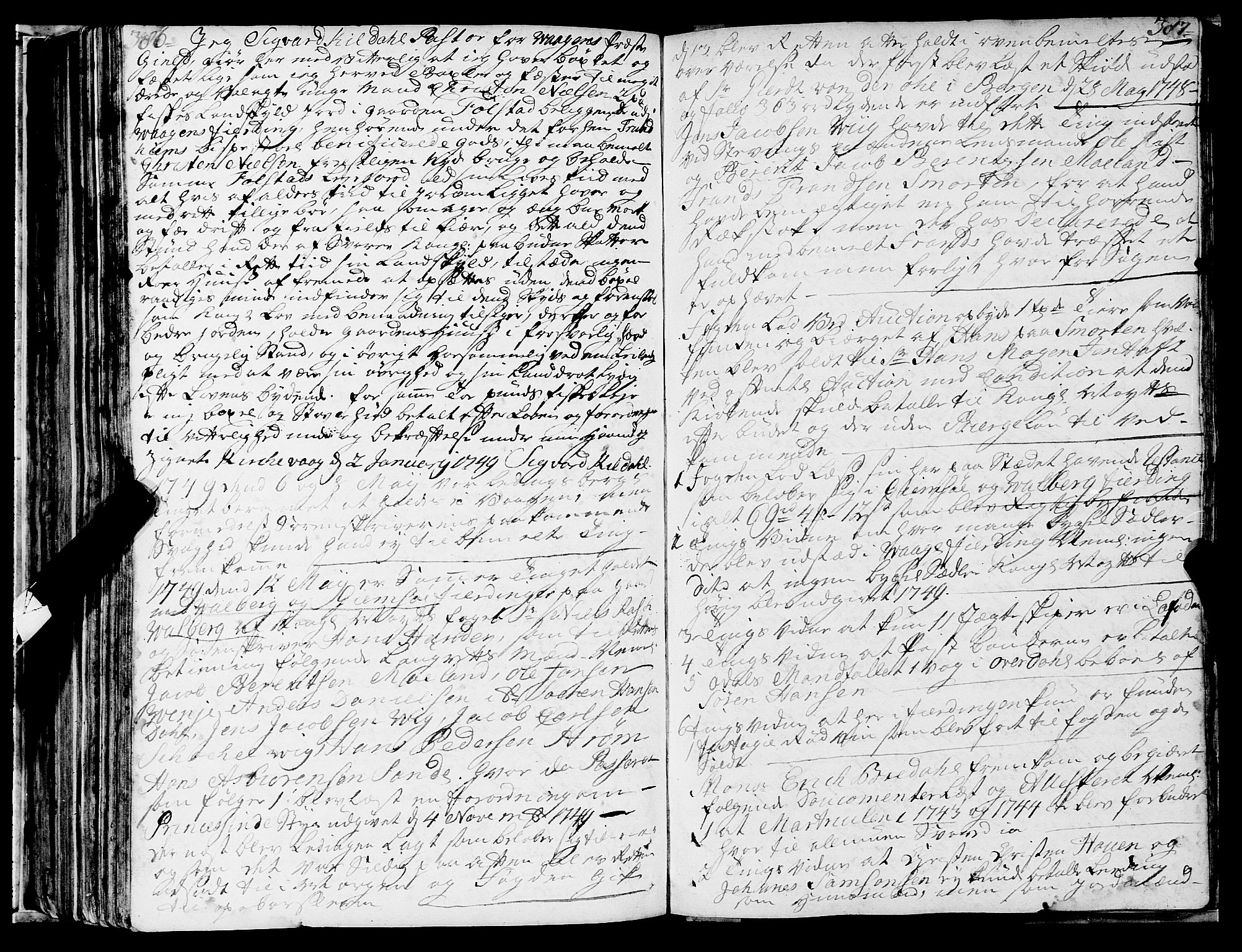 Lofoten sorenskriveri, SAT/A-0017/1/1/1A/L0005: Tingbok, 1739-1752, p. 386-387
