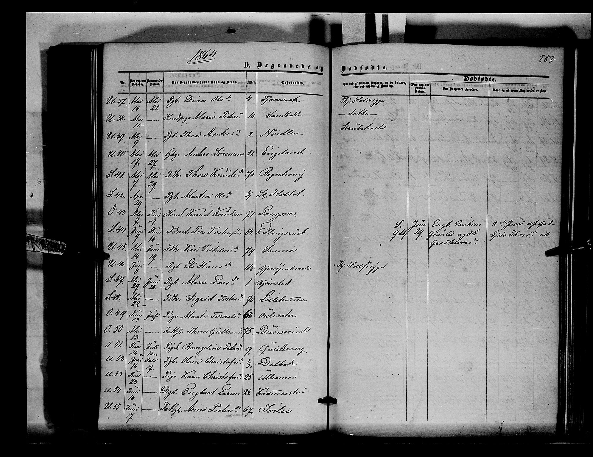 Sør-Odal prestekontor, AV/SAH-PREST-030/H/Ha/Haa/L0003: Parish register (official) no. 3, 1864-1870, p. 283