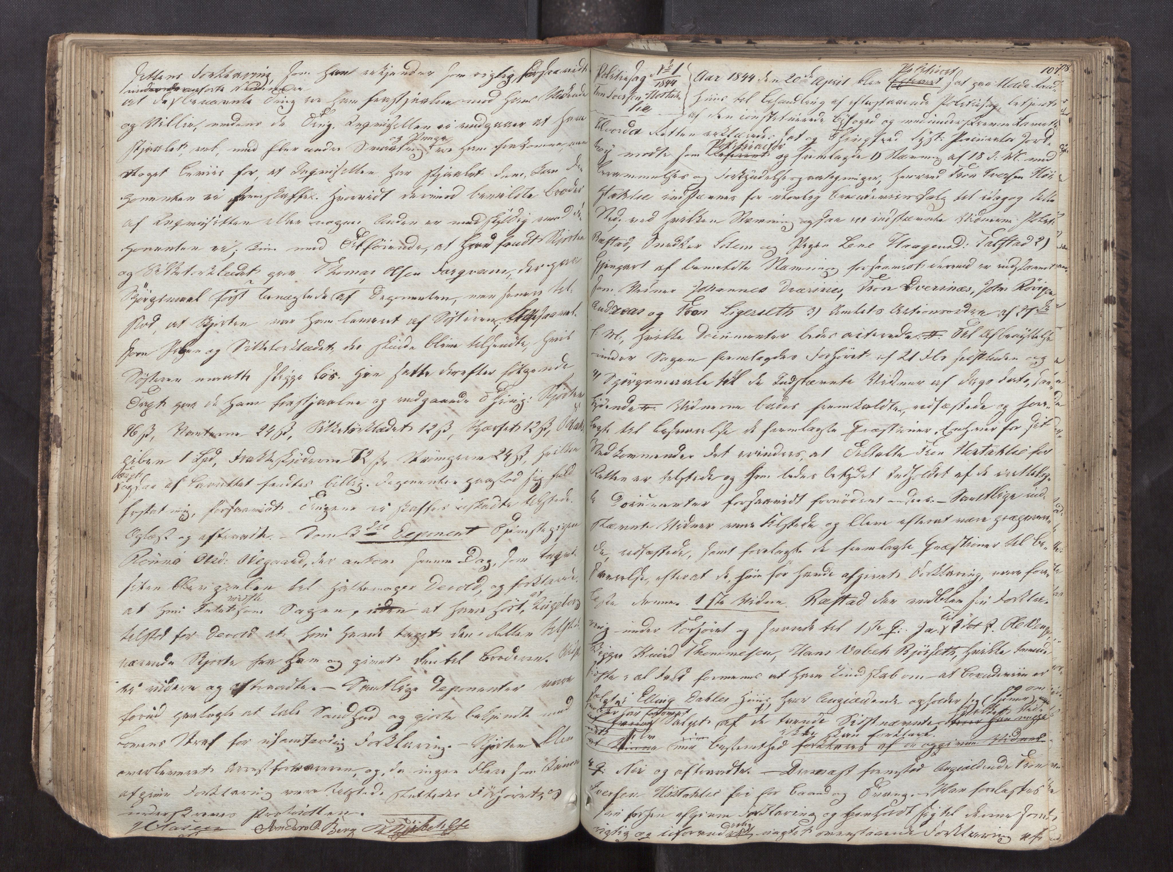 Molde byfogd, AV/SAT-A-0025/1/1A/L0004: Justisprotokoll, 1841-1846, p. 106b-107a