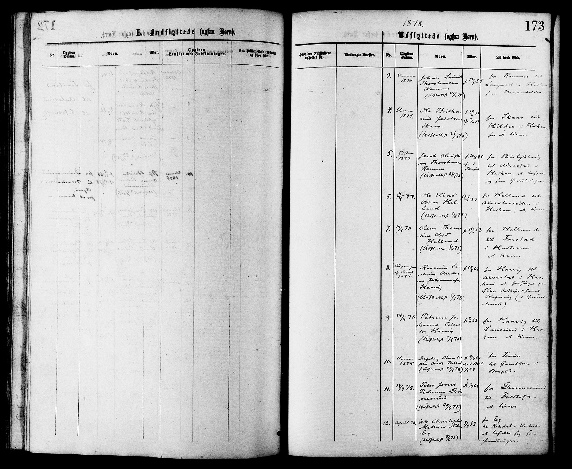 Ministerialprotokoller, klokkerbøker og fødselsregistre - Møre og Romsdal, AV/SAT-A-1454/525/L0373: Parish register (official) no. 525A03, 1864-1879, p. 173