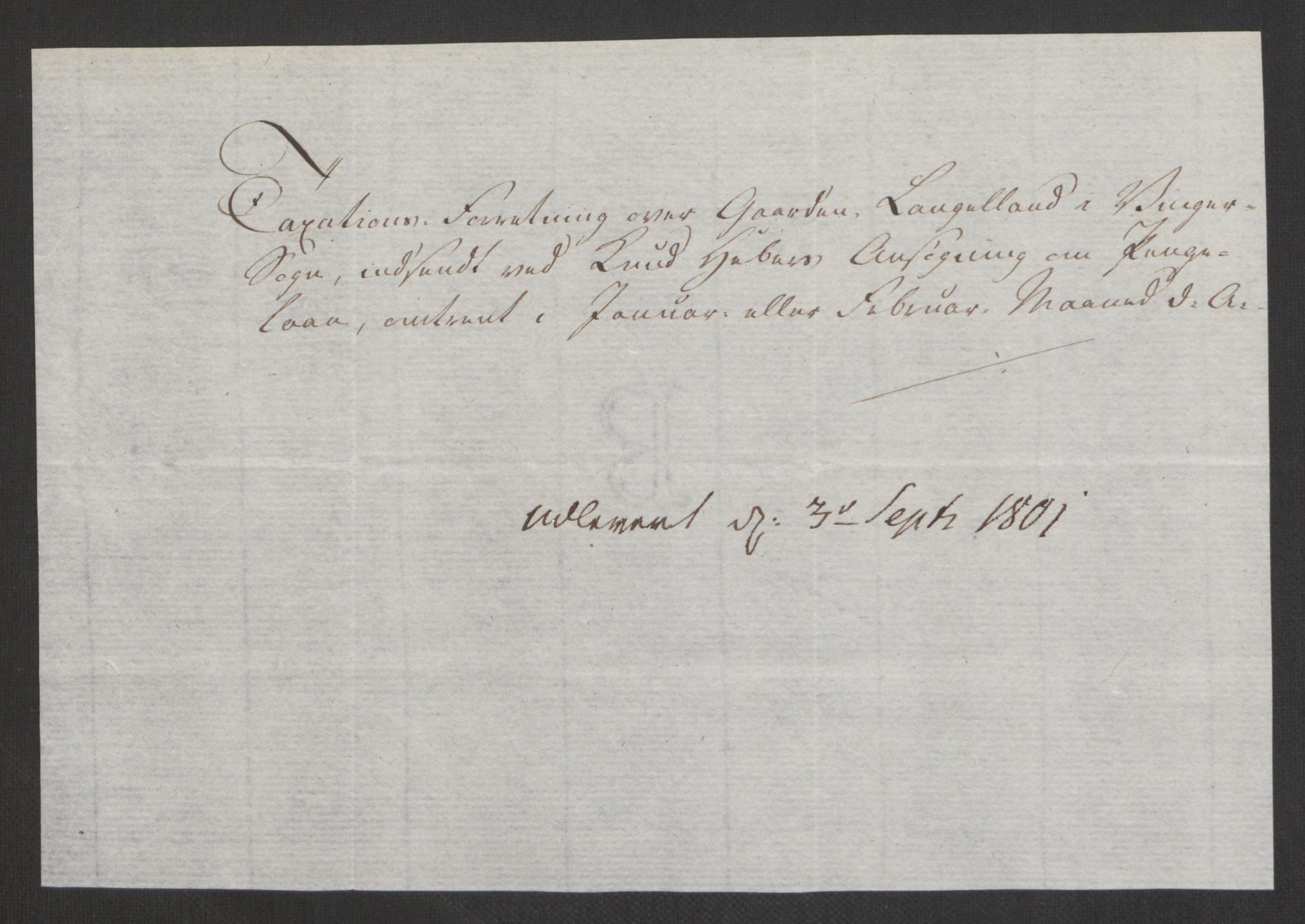 Forsvaret, Den norske kvesthuskasse/krigshospitalkasse, AV/RA-RAFA-1887/F/Fa/L0017: Innkomne brev:, 1782-1807, p. 508