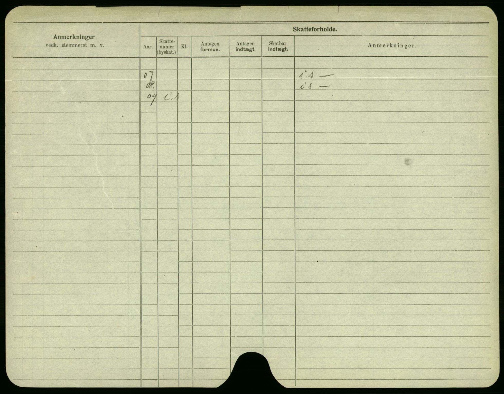 Oslo folkeregister, Registerkort, AV/SAO-A-11715/F/Fa/Fac/L0003: Menn, 1906-1914, p. 353b