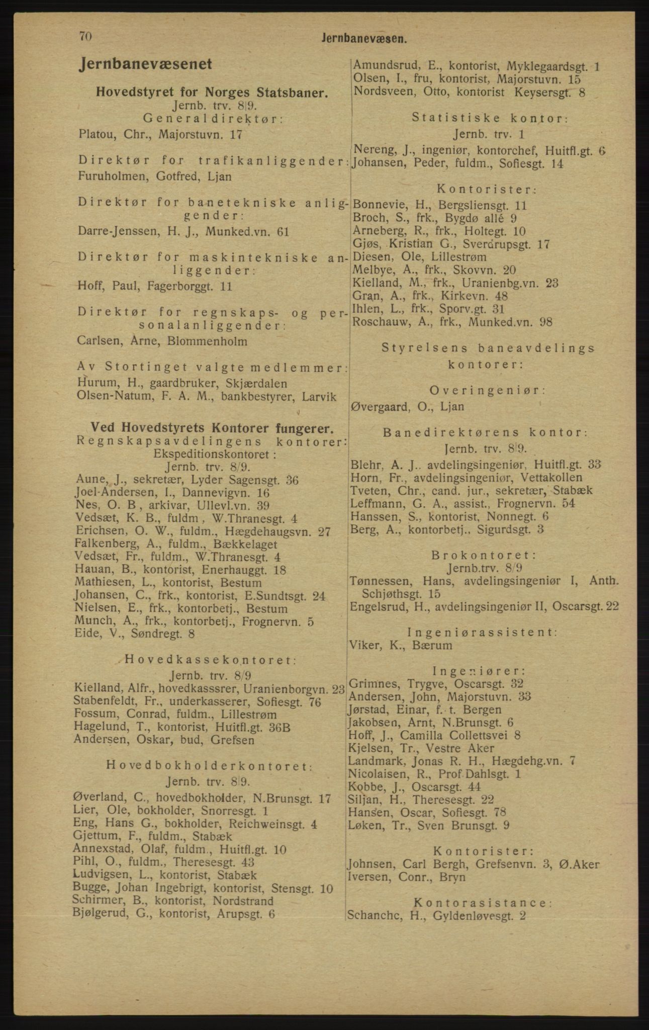 Kristiania/Oslo adressebok, PUBL/-, 1913, p. 72