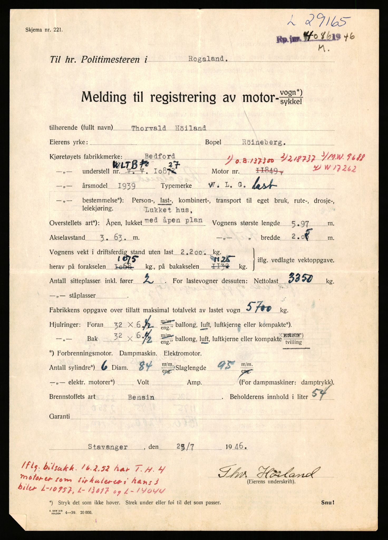 Stavanger trafikkstasjon, AV/SAST-A-101942/0/F/L0048: L-29100 - L-29899, 1930-1971, p. 171