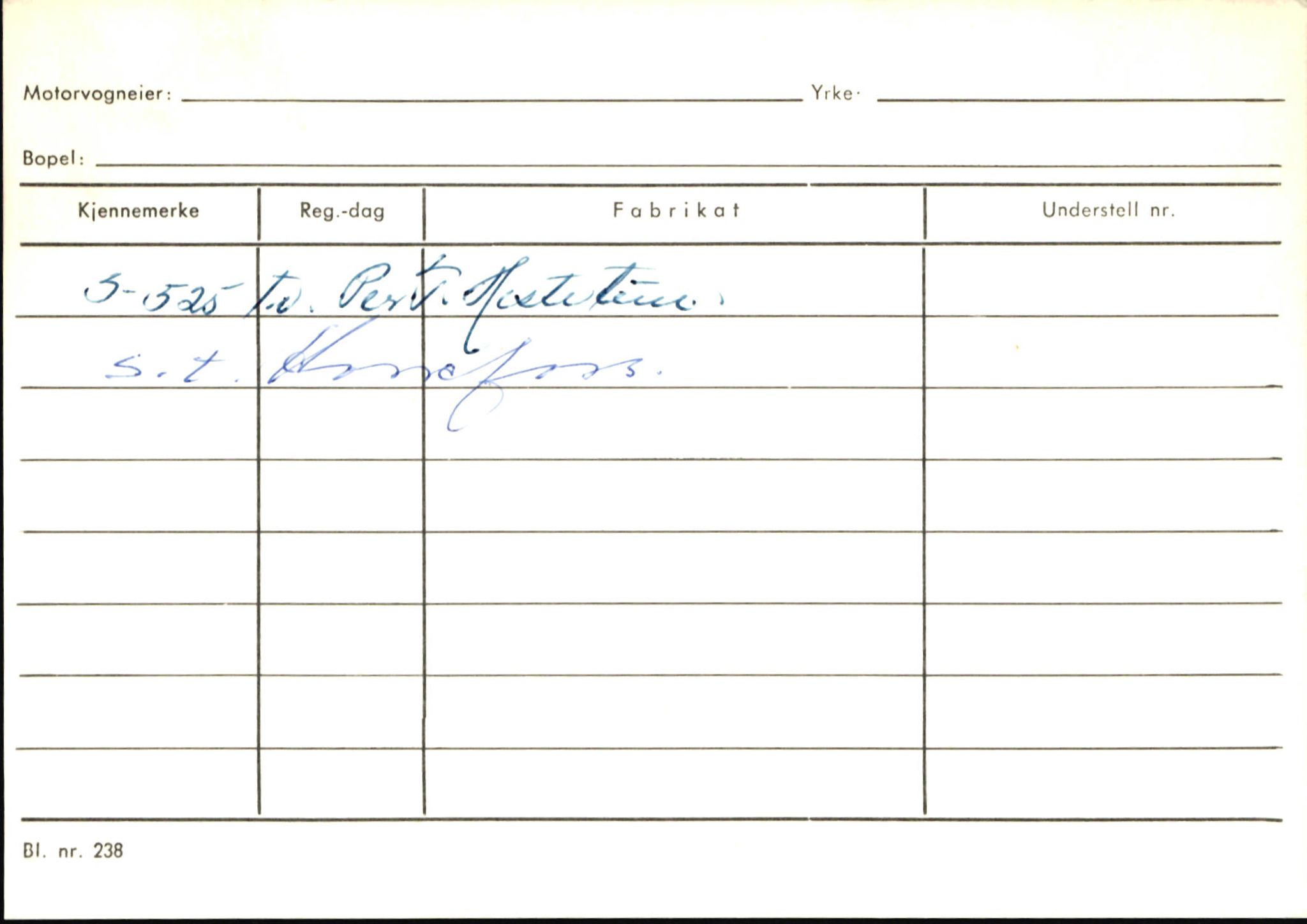 Statens vegvesen, Sogn og Fjordane vegkontor, AV/SAB-A-5301/4/F/L0146: Registerkort Årdal R-Å samt diverse kort, 1945-1975, p. 757