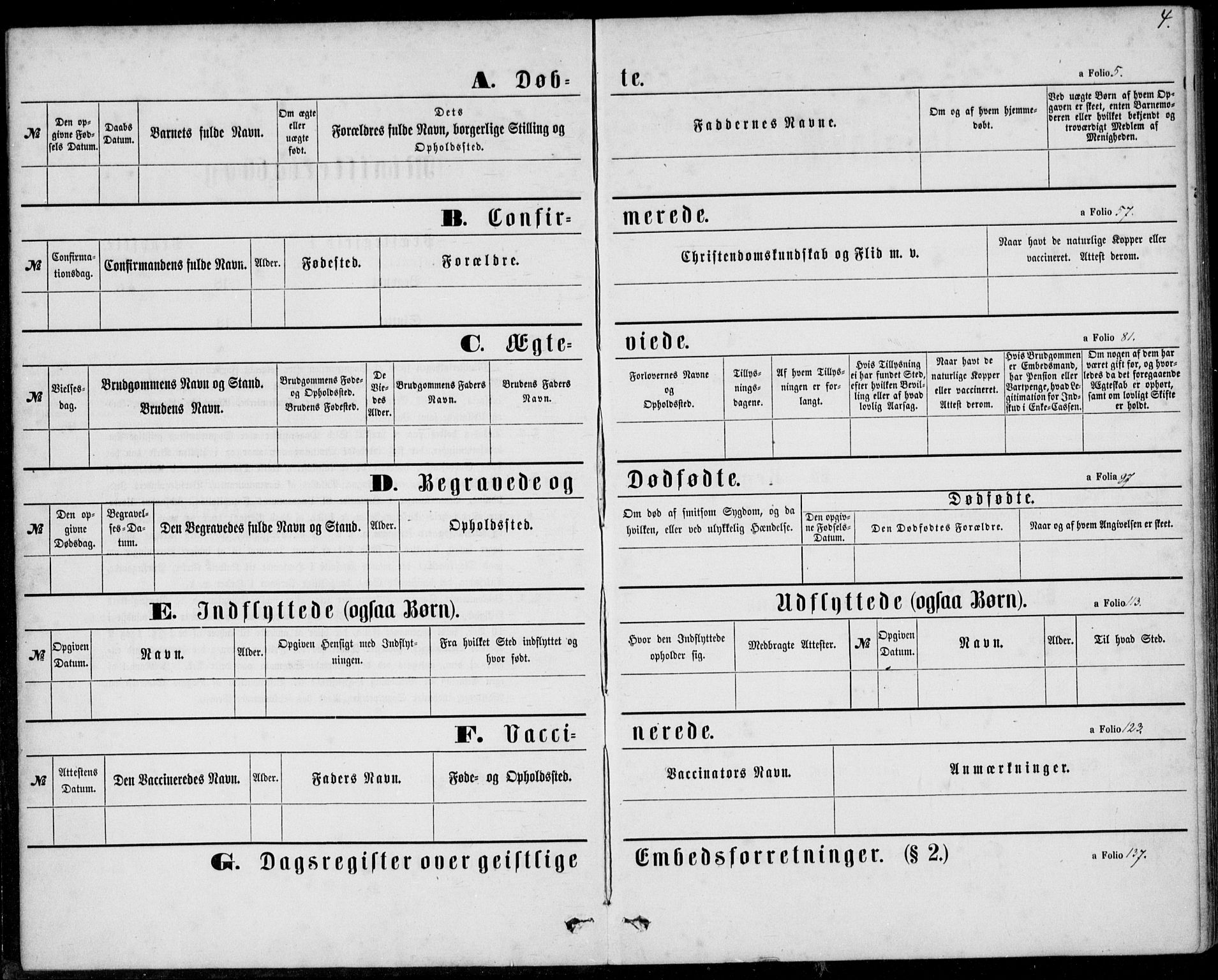 Lyngdal sokneprestkontor, AV/SAK-1111-0029/F/Fa/Fab/L0002: Parish register (official) no. A 2, 1861-1878, p. 4