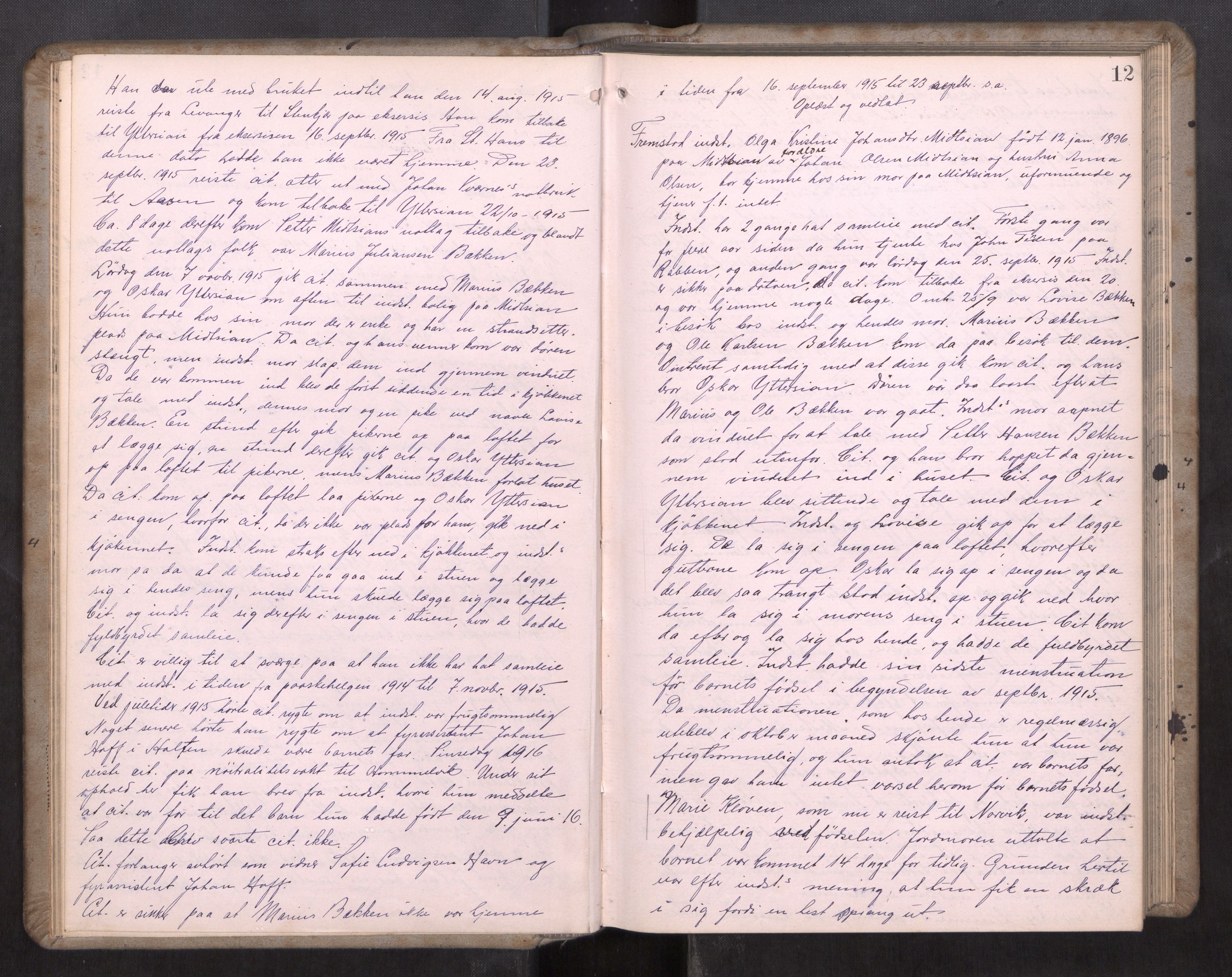 Hitra sorenskriveri, AV/SAT-A-0018/1/1B/L0001: Ekstrarettsprotokoll, 1917-1919, p. 11b-12a