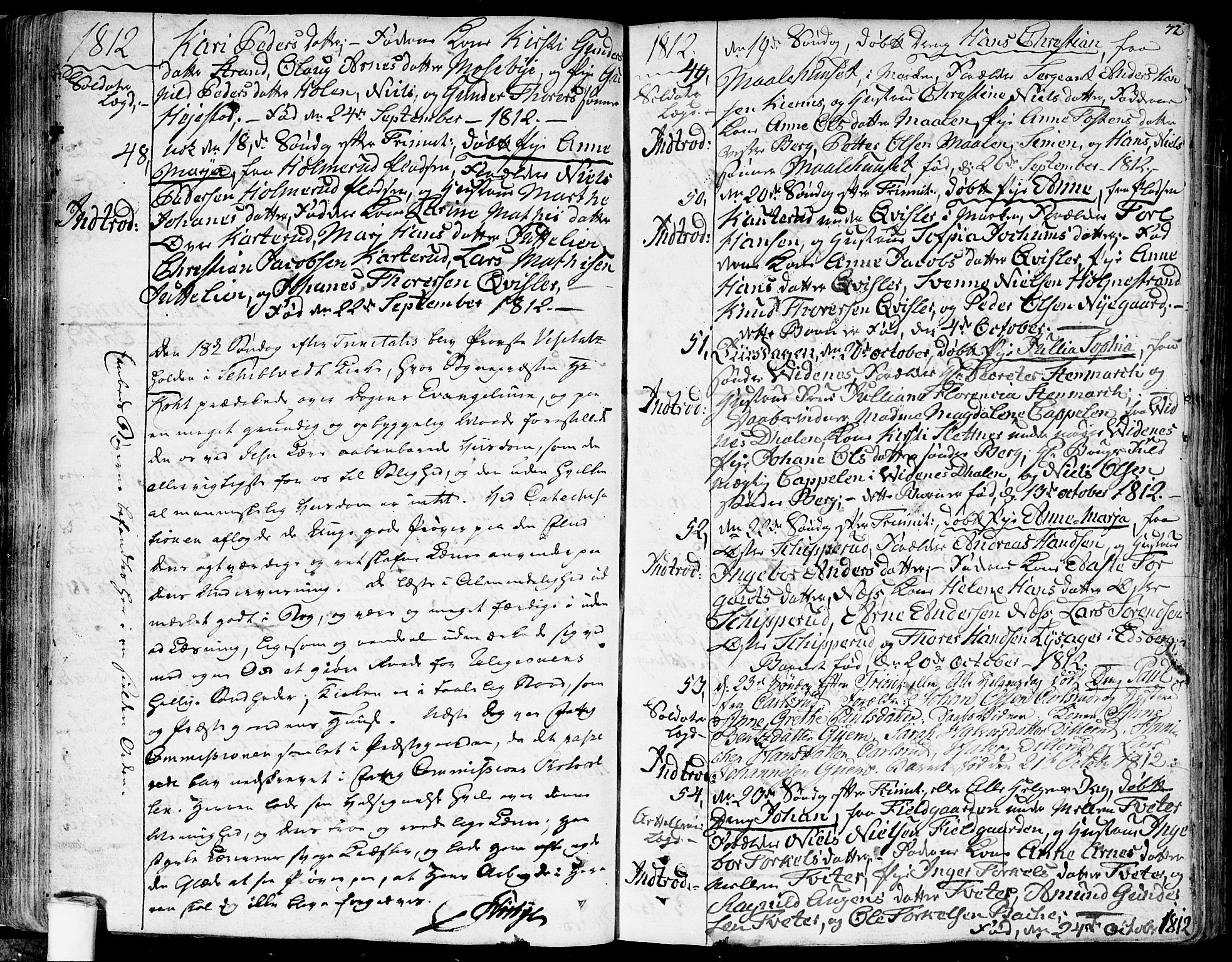 Skiptvet prestekontor Kirkebøker, SAO/A-20009/F/Fa/L0004: Parish register (official) no. 4, 1794-1814, p. 72
