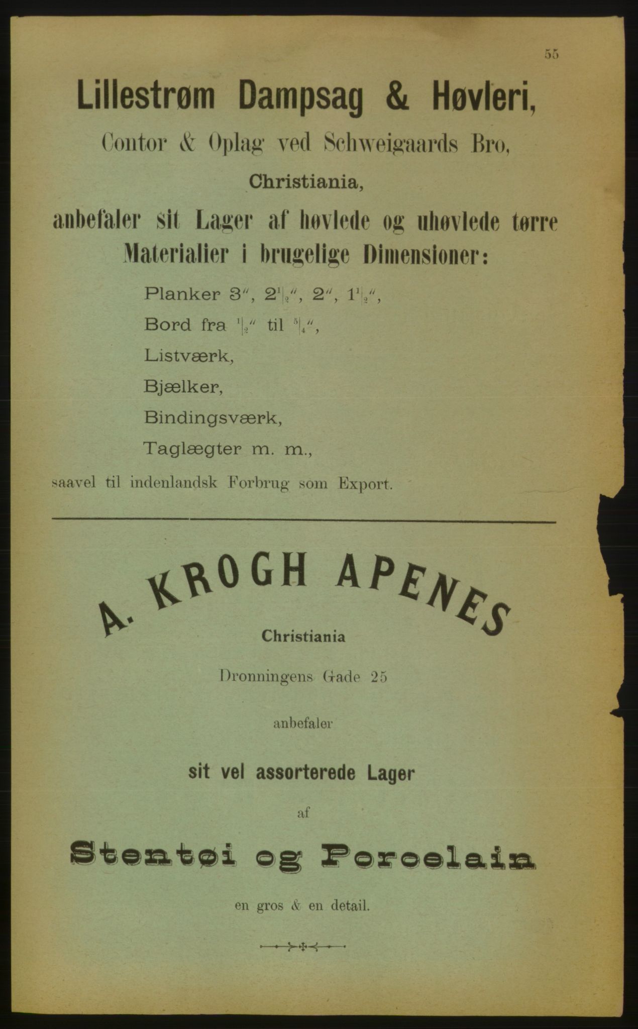 Kristiania/Oslo adressebok, PUBL/-, 1883, p. 55