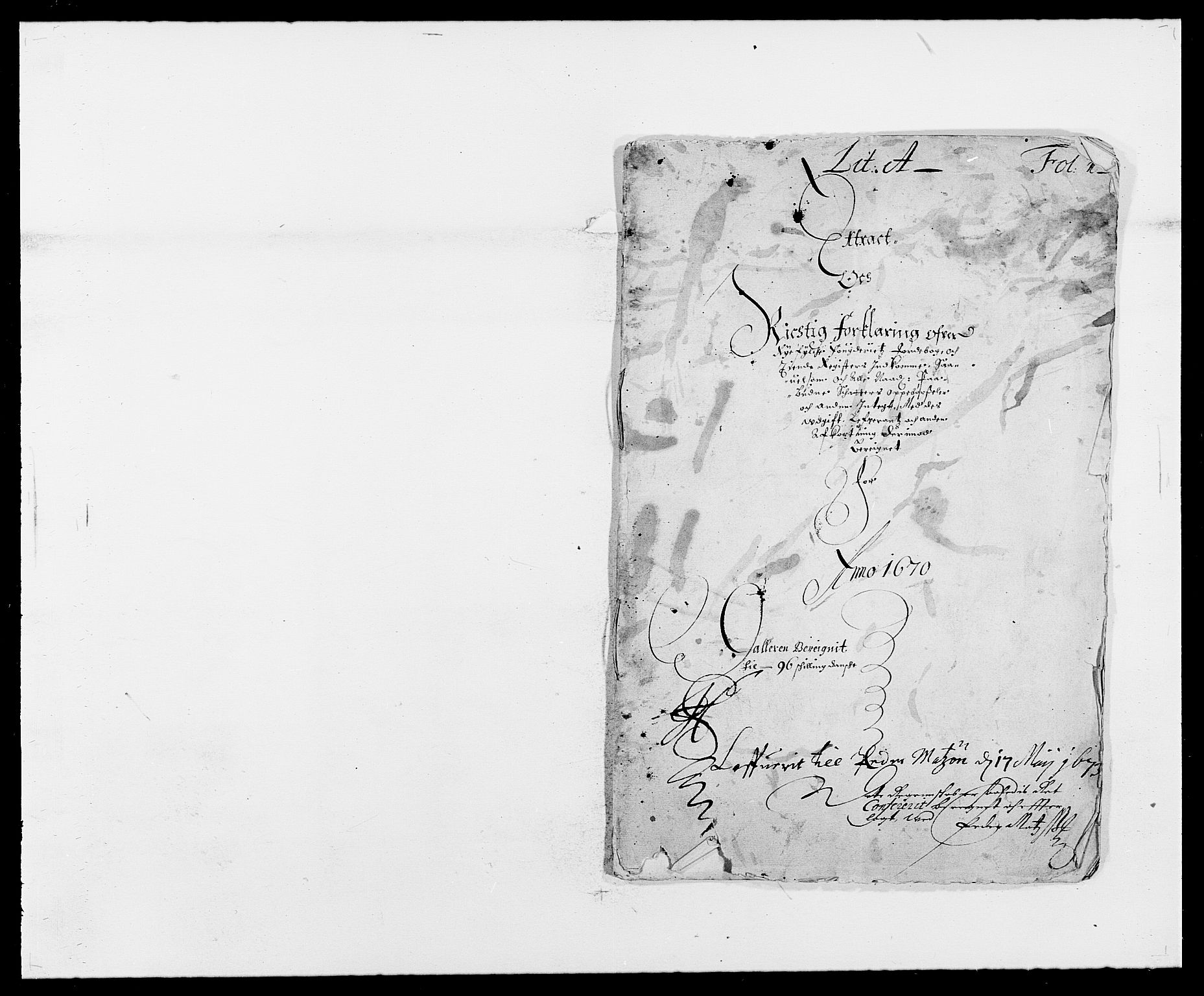 Rentekammeret inntil 1814, Reviderte regnskaper, Fogderegnskap, RA/EA-4092/R47/L2843: Fogderegnskap Ryfylke, 1670-1671, p. 4