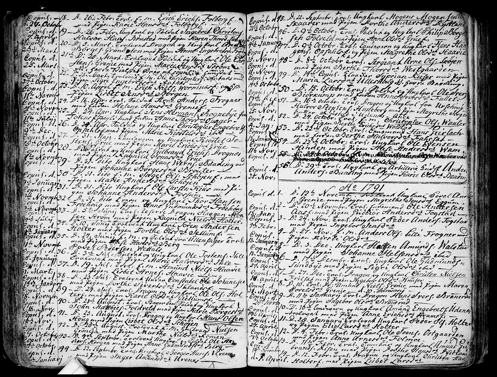 Nes prestekontor Kirkebøker, SAO/A-10410/F/Fa/L0004: Parish register (official) no. I 4, 1781-1816, p. 127