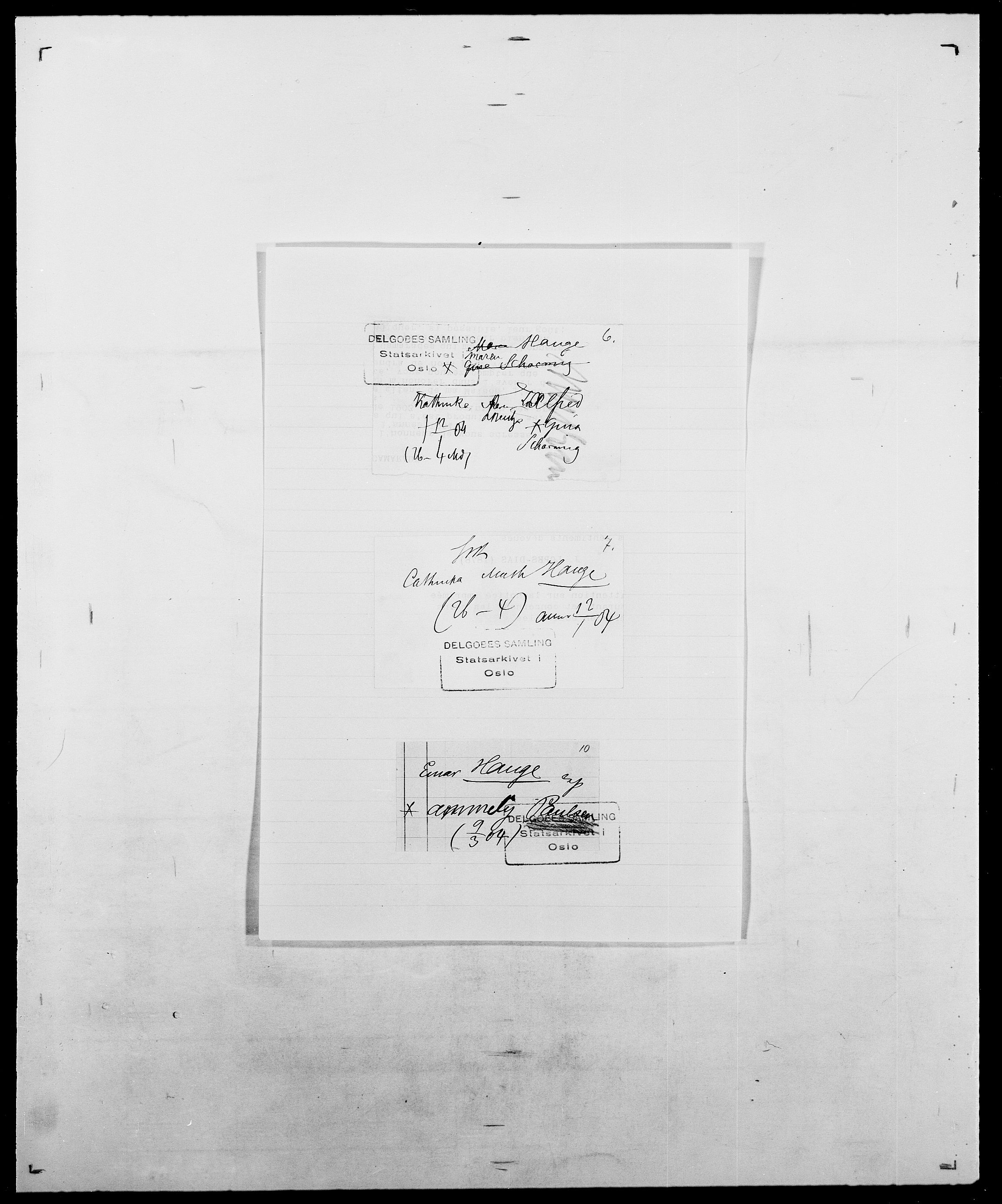 Delgobe, Charles Antoine - samling, SAO/PAO-0038/D/Da/L0016: Hamborg - Hektoen, p. 613