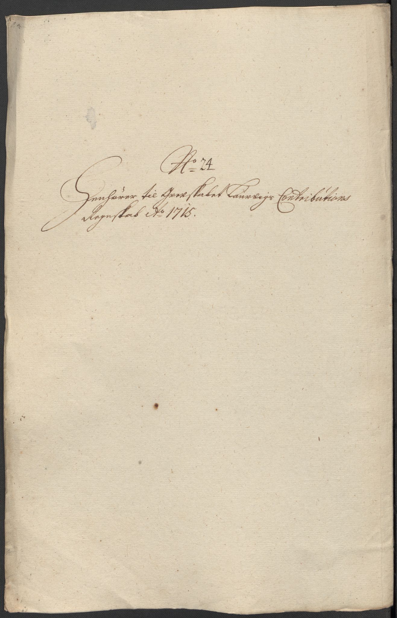 Rentekammeret inntil 1814, Reviderte regnskaper, Fogderegnskap, RA/EA-4092/R33/L1986: Fogderegnskap Larvik grevskap, 1714-1715, p. 516