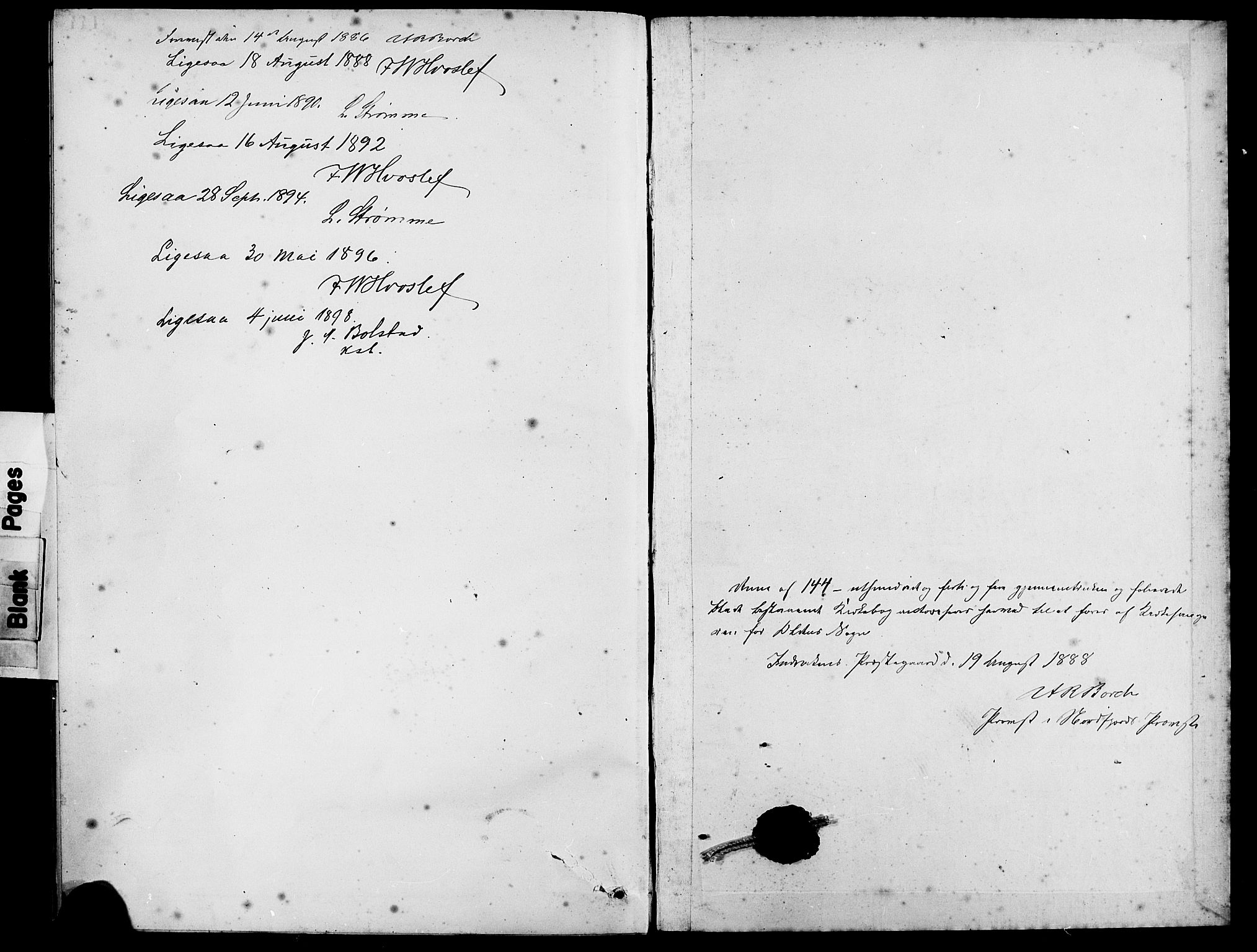 Innvik sokneprestembete, AV/SAB-A-80501: Parish register (copy) no. B 3, 1886-1897