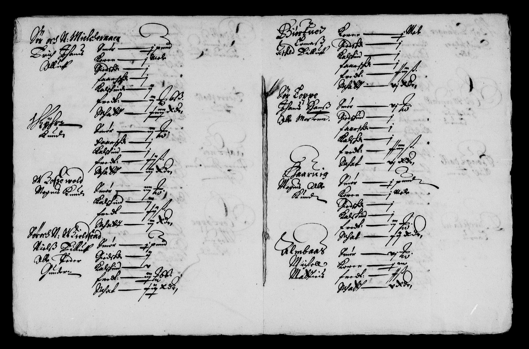 Rentekammeret inntil 1814, Reviderte regnskaper, Lensregnskaper, AV/RA-EA-5023/R/Rb/Rbt/L0147: Bergenhus len, 1653-1661