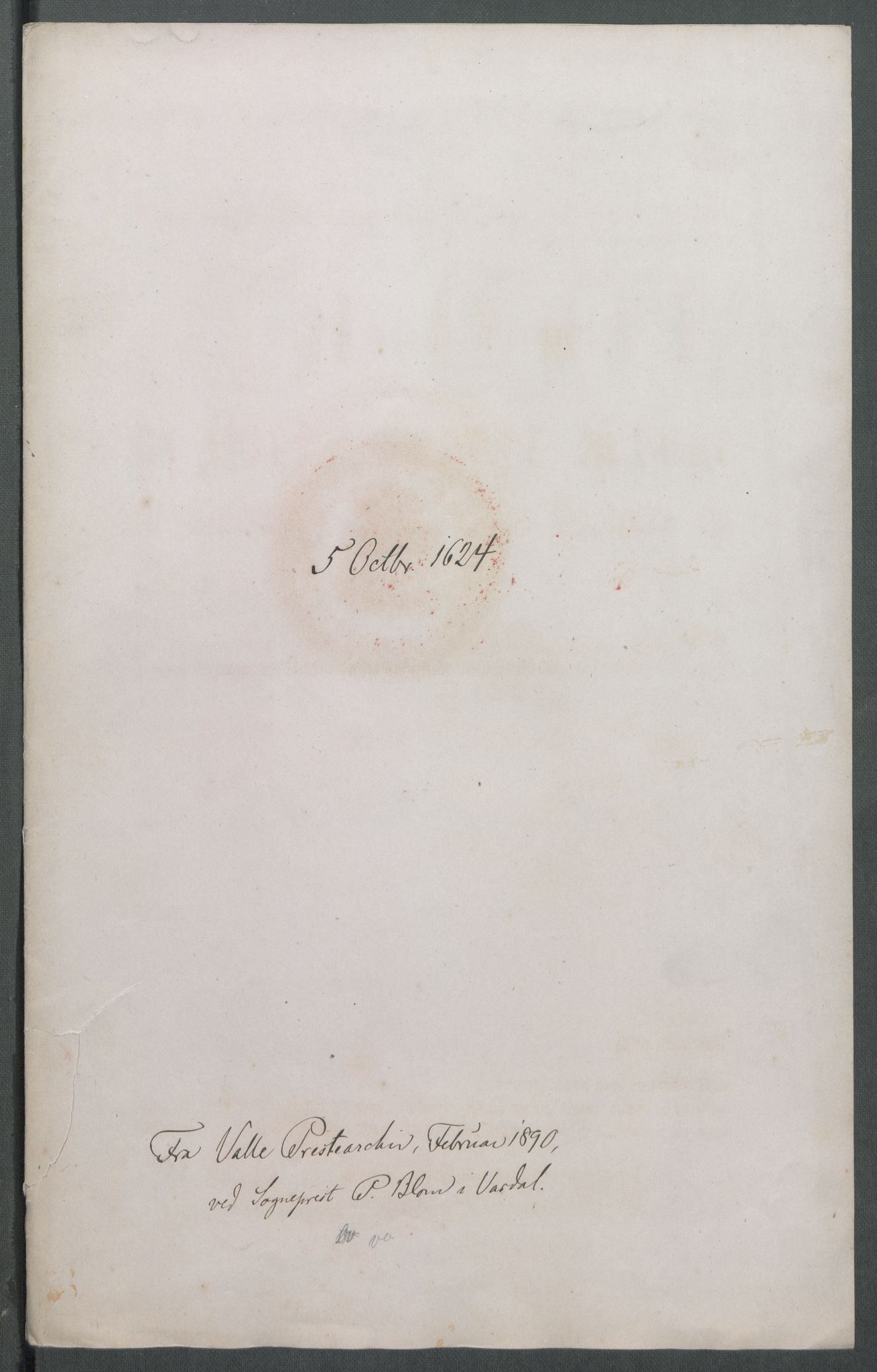 Riksarkivets diplomsamling, RA/EA-5965/F02/L0134: Dokumenter, 1624, p. 33