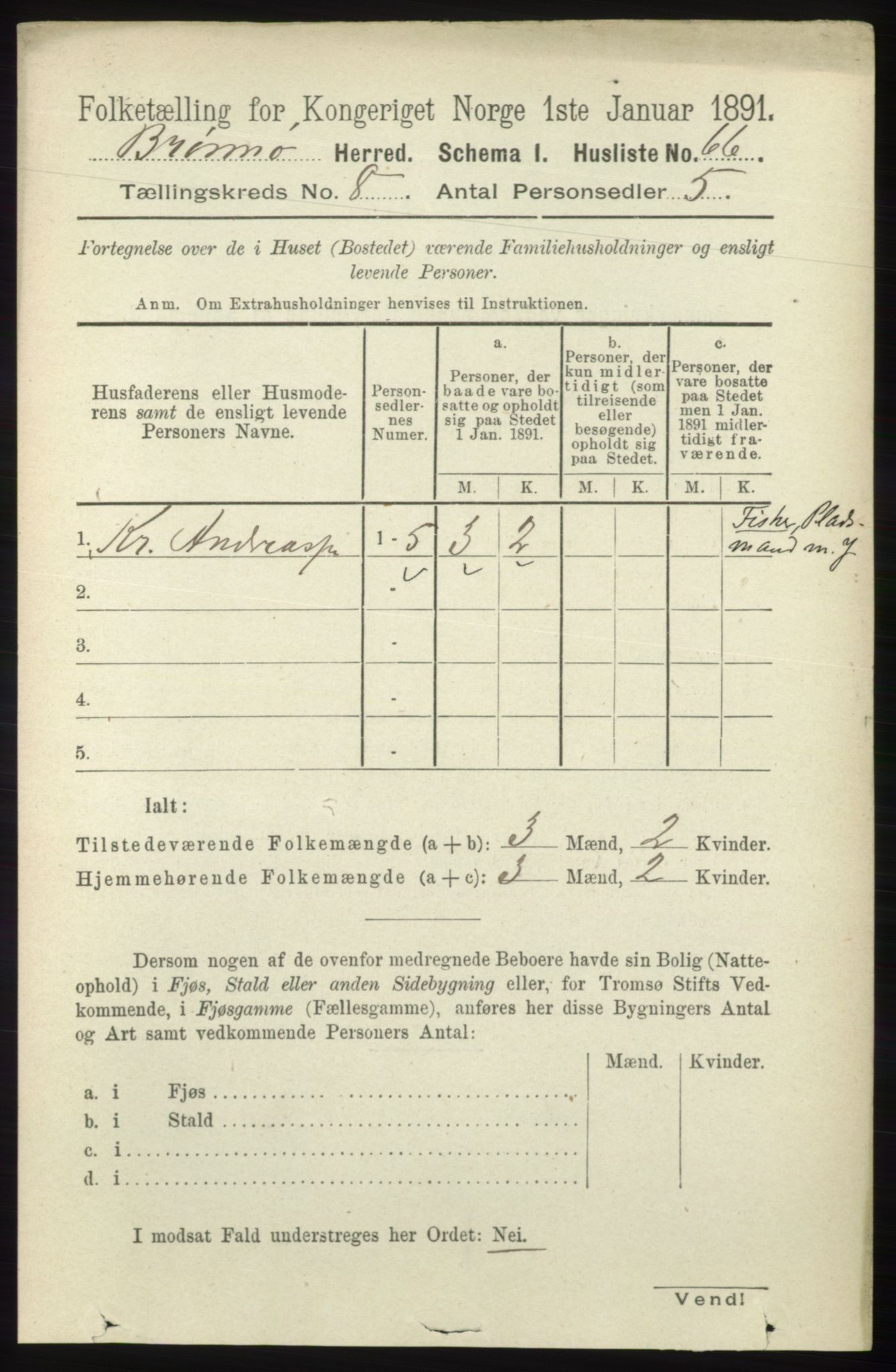 RA, 1891 census for 1814 Brønnøy, 1891, p. 4330