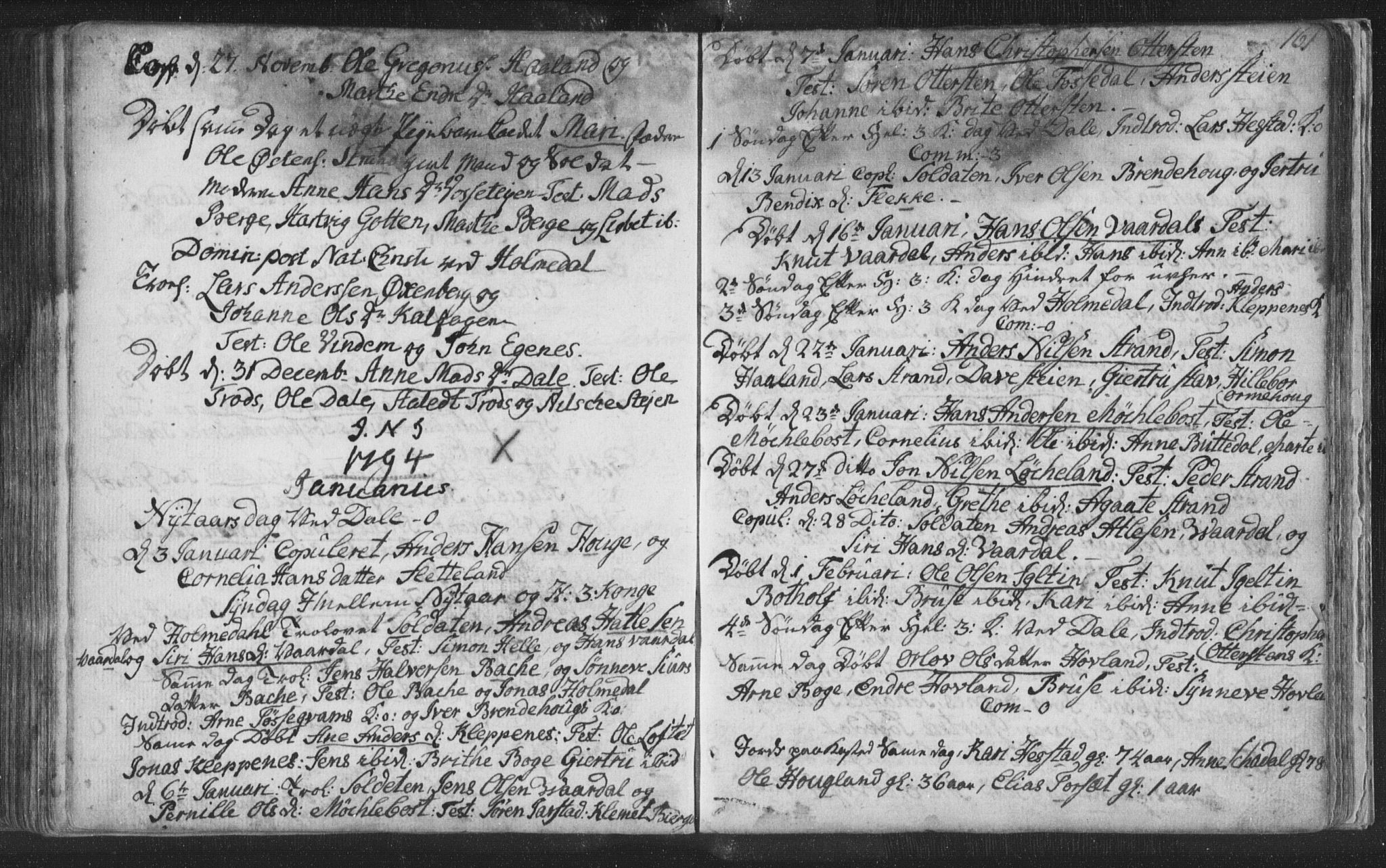 Fjaler sokneprestembete, AV/SAB-A-79801/H/Haa/Haaa/L0002: Parish register (official) no. A 2, 1779-1798, p. 161