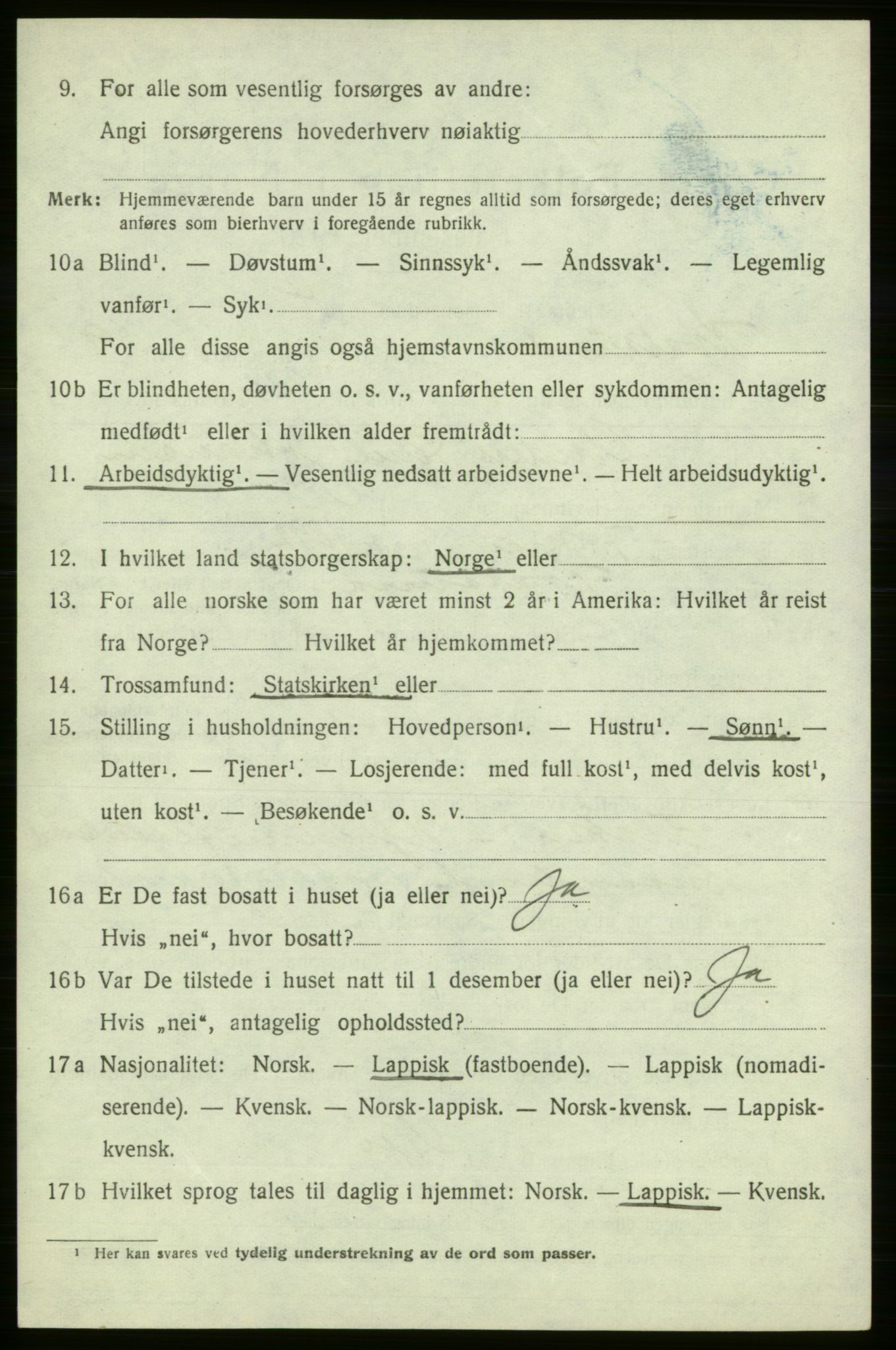 SATØ, 1920 census for , 1920, p. 2859