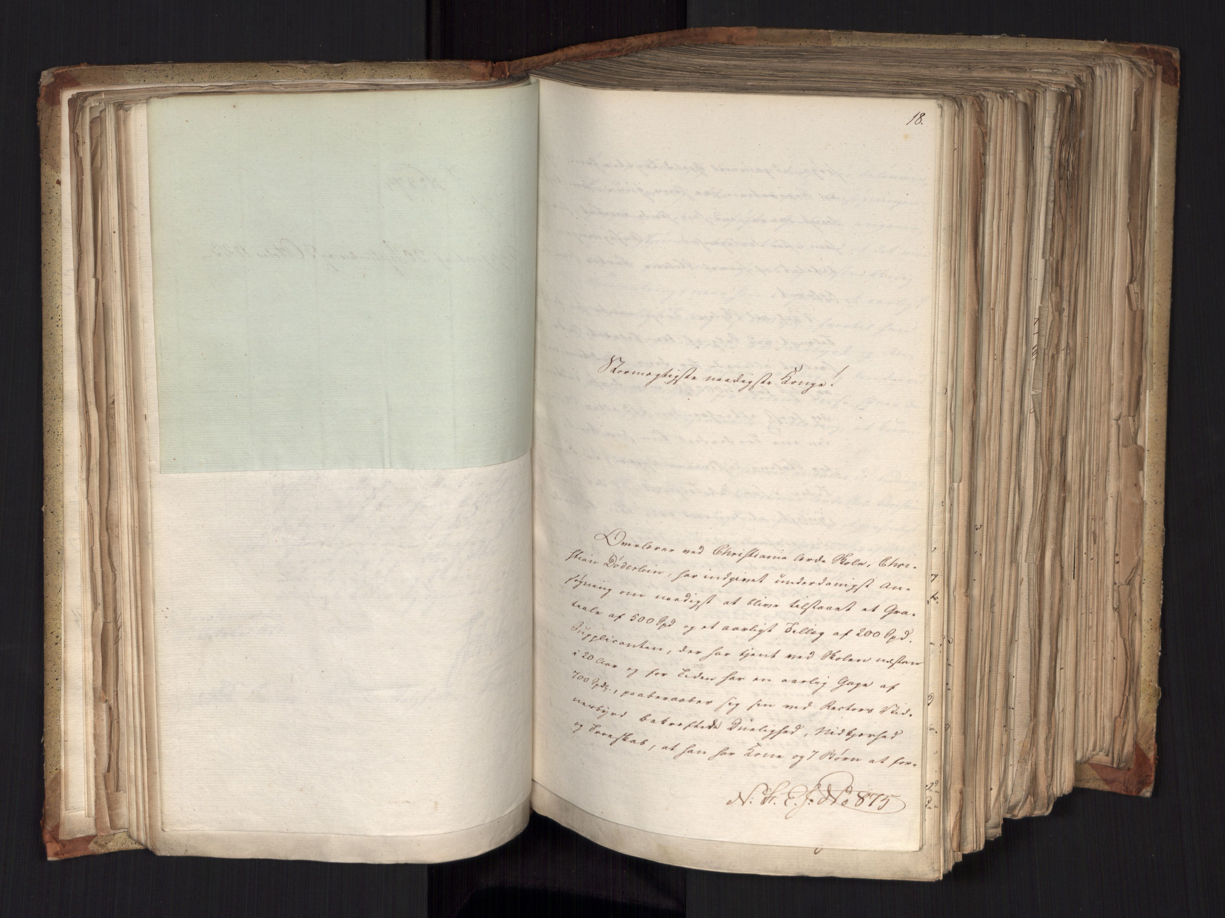 Statsrådsavdelingen i Stockholm, AV/RA-S-1003/D/Da/L0036: Regjeringsinnstillinger nr. 841-1114, 1823, p. 80