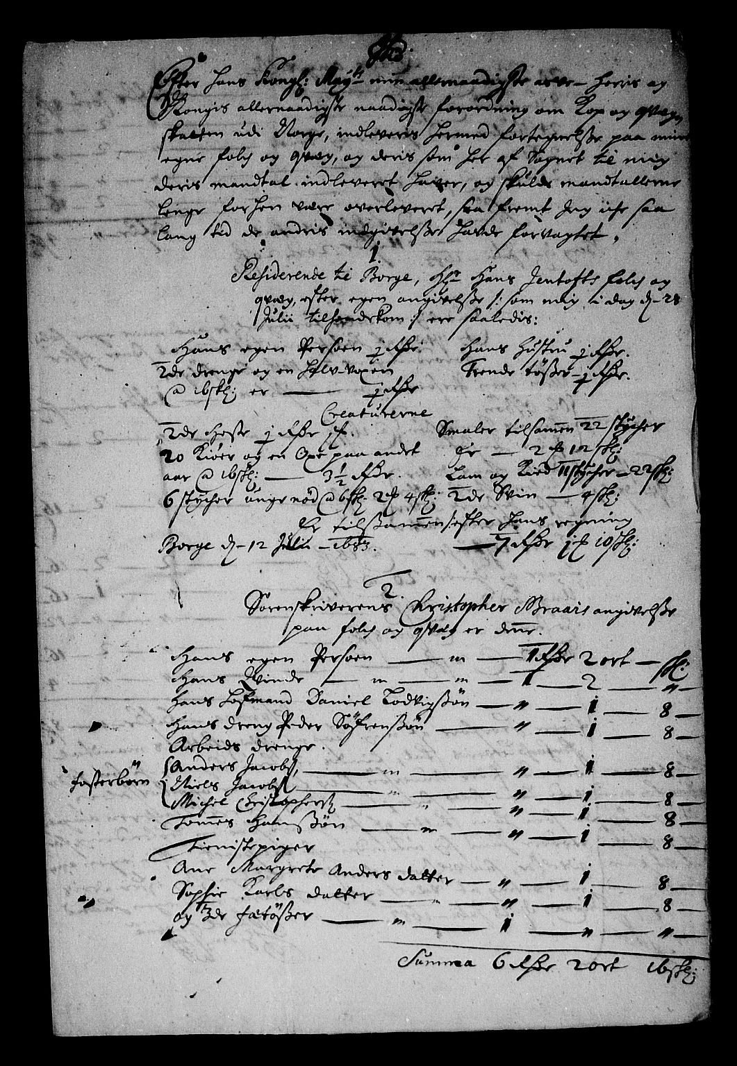 Rentekammeret inntil 1814, Reviderte regnskaper, Stiftamtstueregnskaper, Trondheim stiftamt og Nordland amt, AV/RA-EA-6044/R/Rg/L0074: Trondheim stiftamt og Nordland amt, 1683