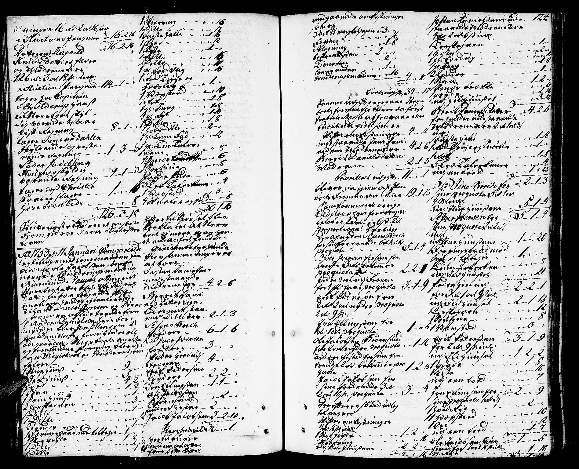 Romsdal sorenskriveri, SAT/A-4149/1/3/3A/L0008: Skifteprotokoll, 1752-1761, p. 123b-124a