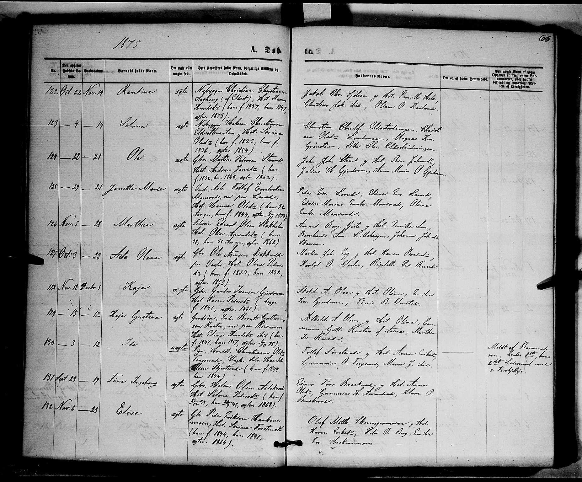 Våler prestekontor, Hedmark, AV/SAH-PREST-040/H/Ha/Haa/L0002: Parish register (official) no. 2, 1867-1878, p. 66