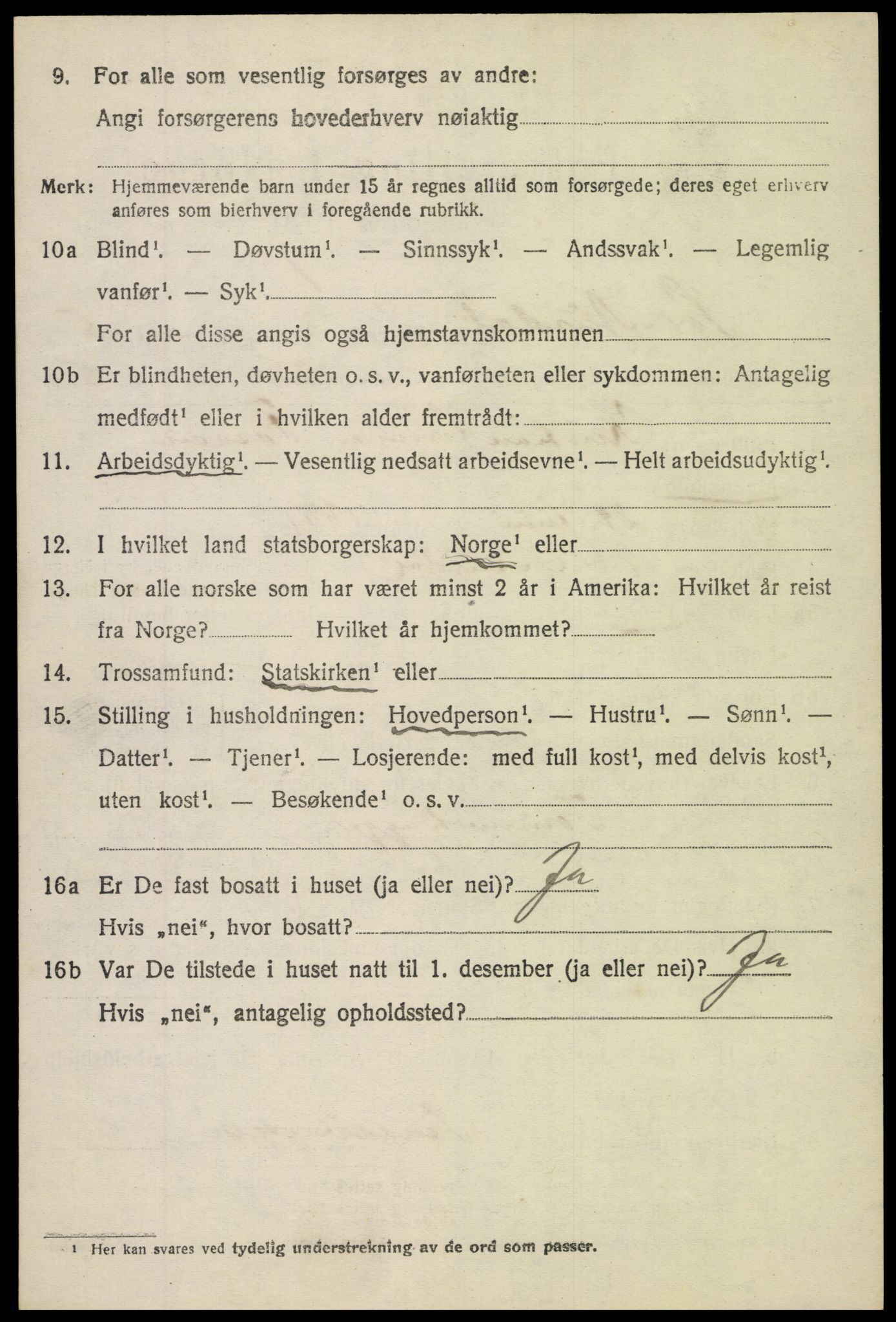 SAH, 1920 census for Sør-Aurdal, 1920, p. 2764