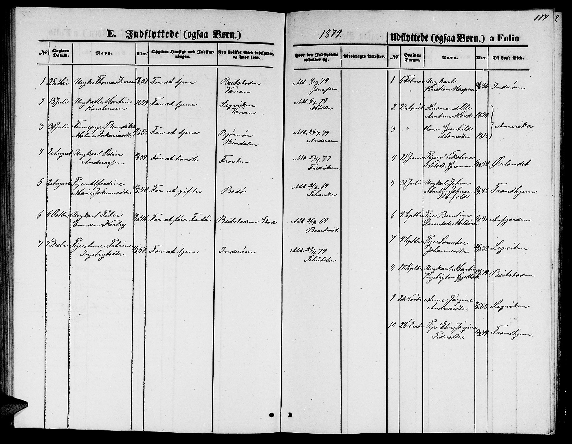 Ministerialprotokoller, klokkerbøker og fødselsregistre - Nord-Trøndelag, SAT/A-1458/744/L0422: Parish register (copy) no. 744C01, 1871-1885, p. 177