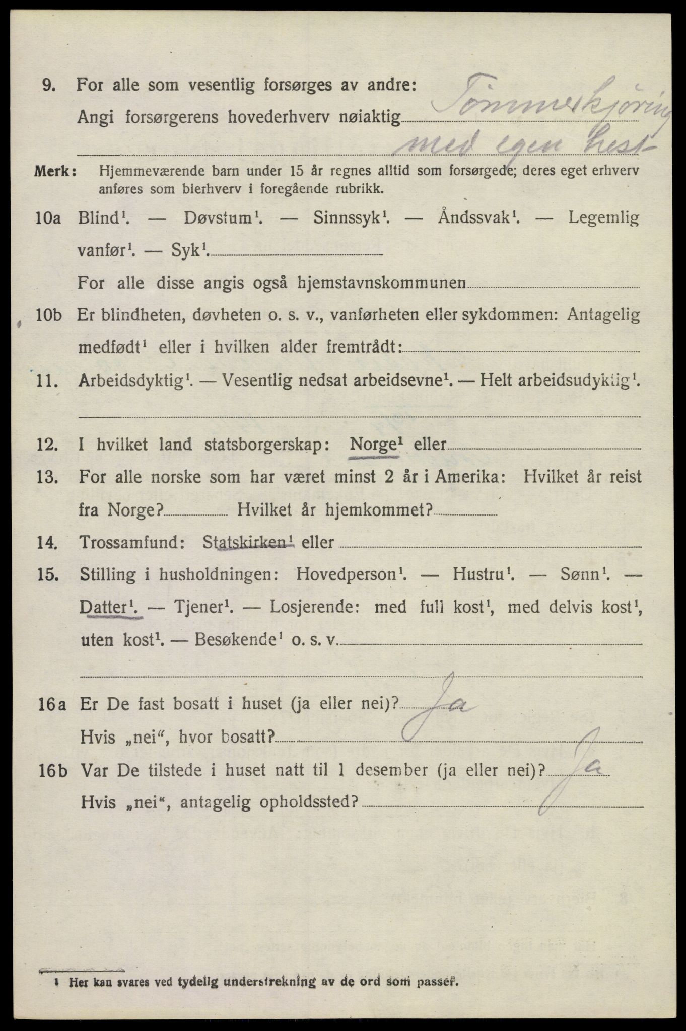 SAKO, 1920 census for Brunlanes, 1920, p. 6120