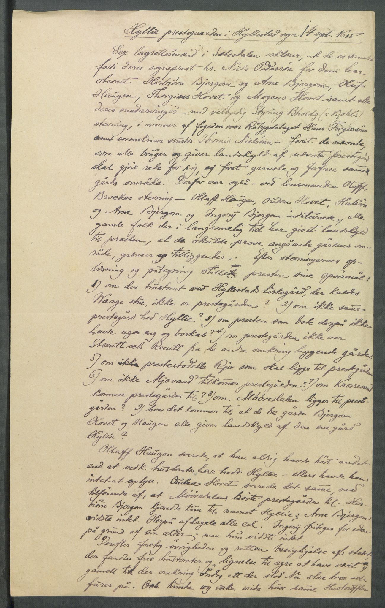 Riksarkivets diplomsamling, AV/RA-EA-5965/F02/L0124: Dokumenter, 1615, p. 16