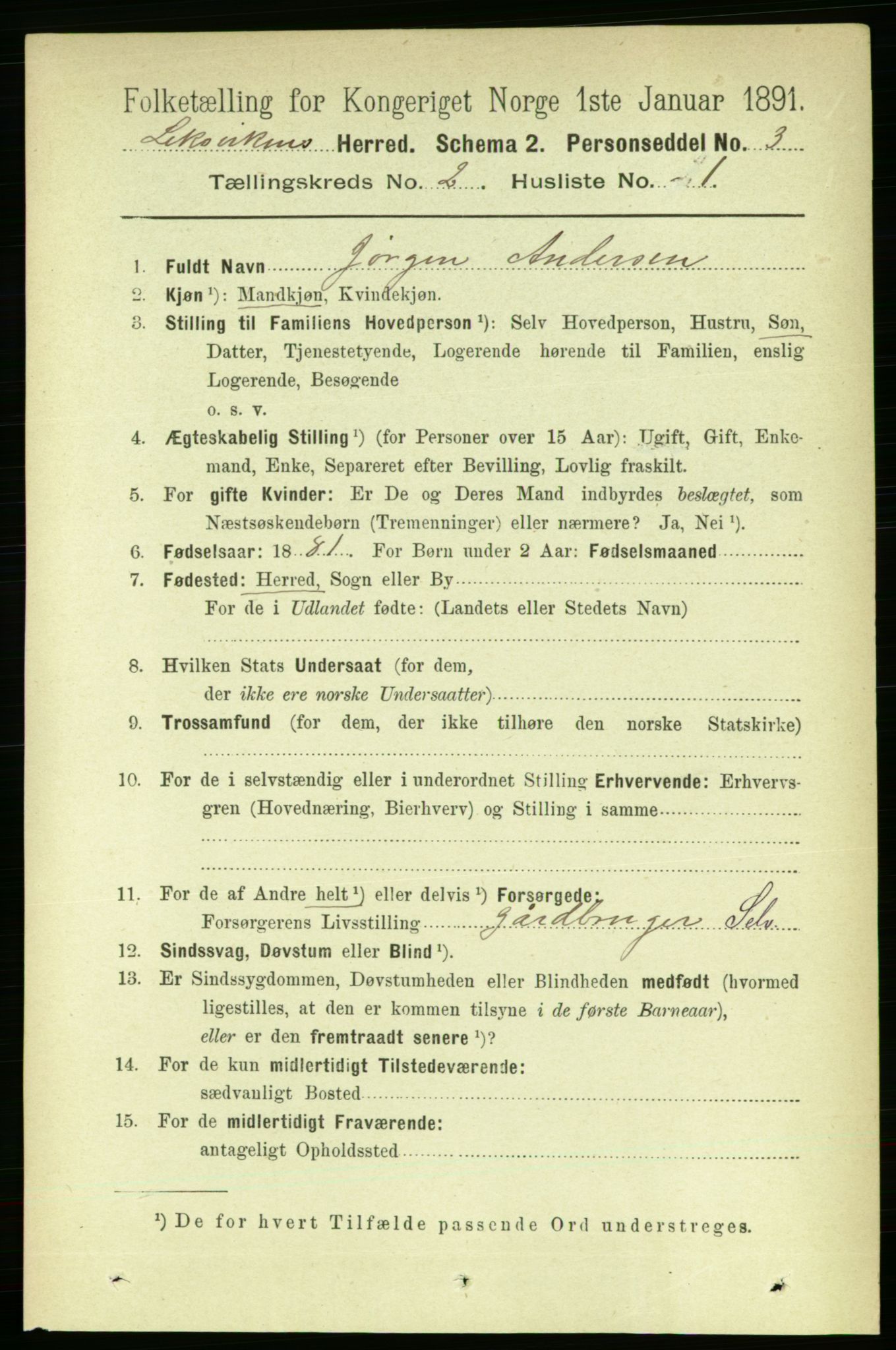 RA, 1891 census for 1718 Leksvik, 1891, p. 678