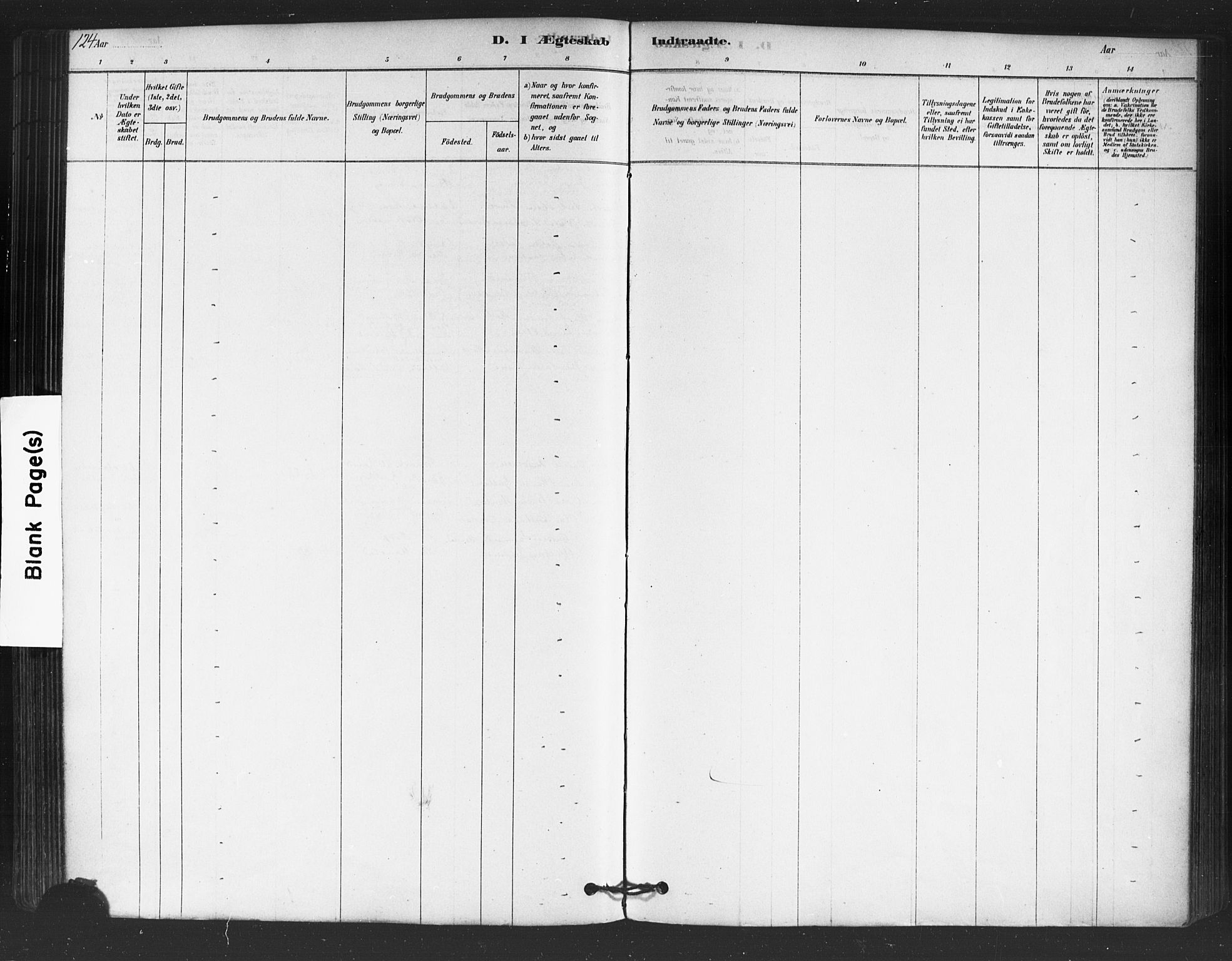 Trøgstad prestekontor Kirkebøker, AV/SAO-A-10925/F/Fb/L0001: Parish register (official) no. II 1, 1878-1902, p. 124