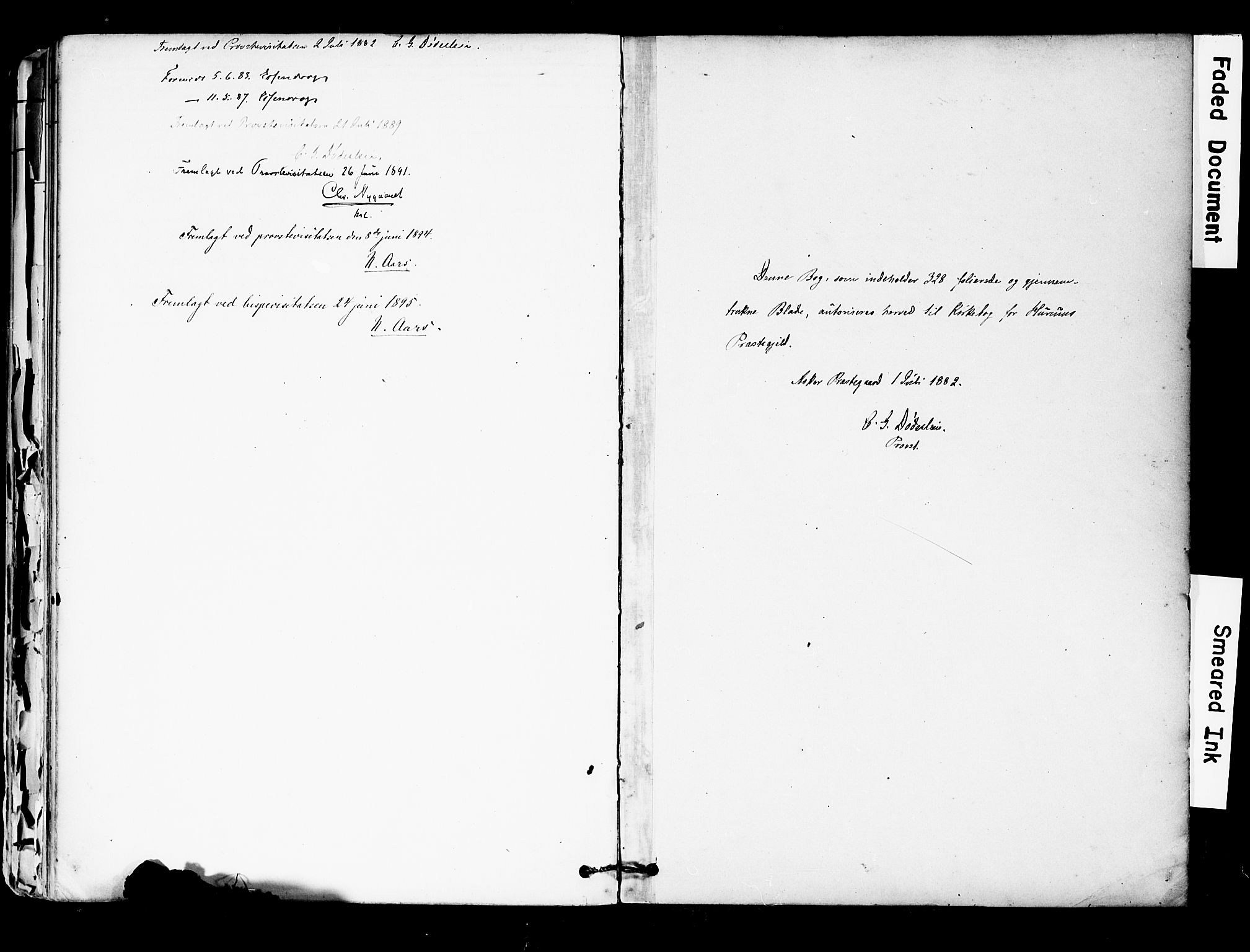 Hurum kirkebøker, SAKO/A-229/F/Fa/L0014: Parish register (official) no. 14, 1882-1895