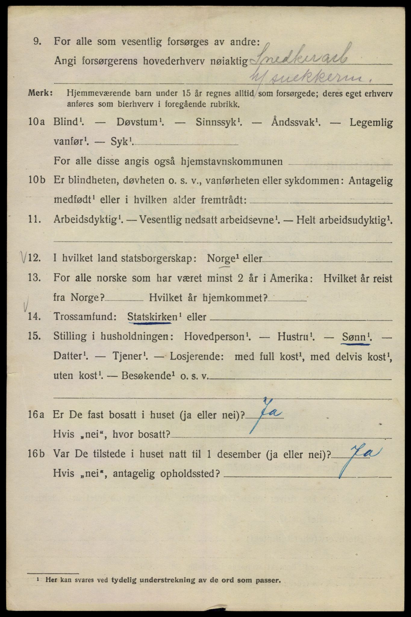 SAO, 1920 census for Kristiania, 1920, p. 527774