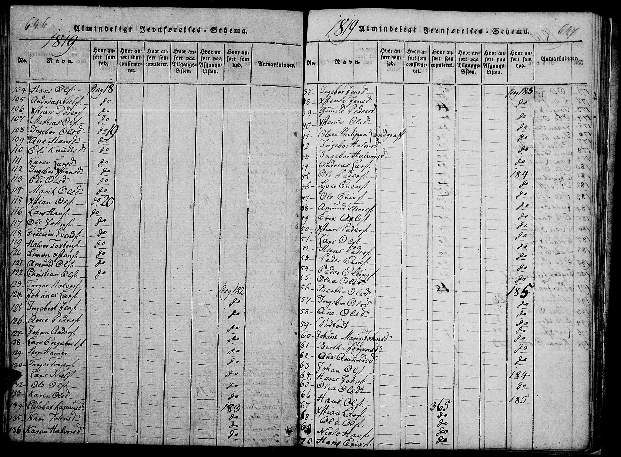 Fåberg prestekontor, AV/SAH-PREST-086/H/Ha/Haa/L0003: Parish register (official) no. 3, 1818-1833, p. 646-647