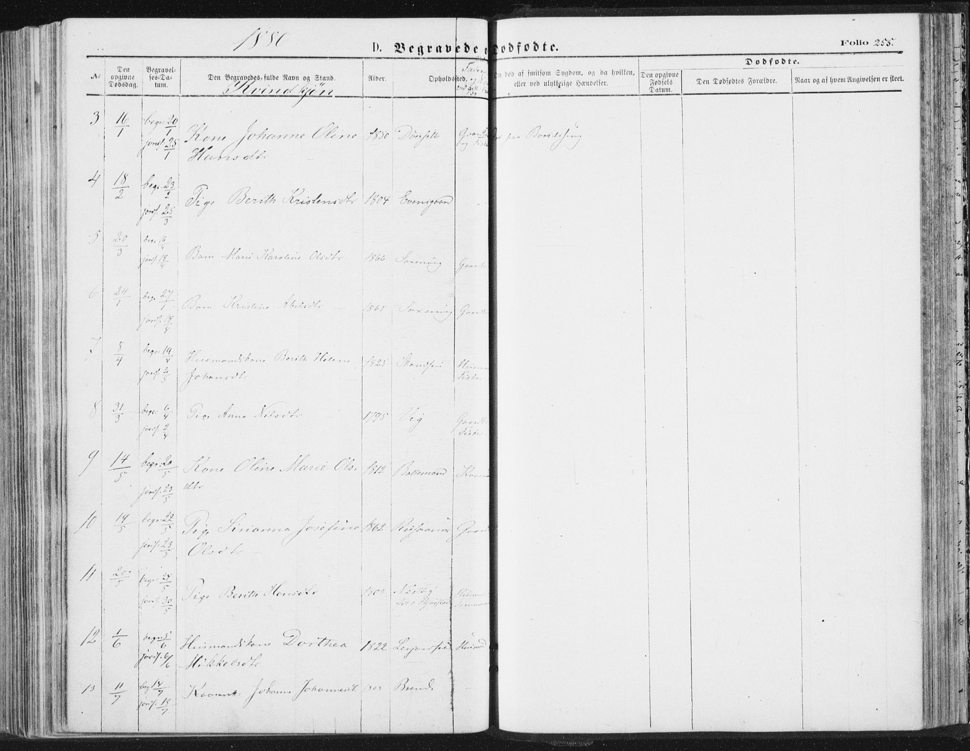 Ministerialprotokoller, klokkerbøker og fødselsregistre - Nordland, SAT/A-1459/847/L0668: Parish register (official) no. 847A08, 1872-1886, p. 255