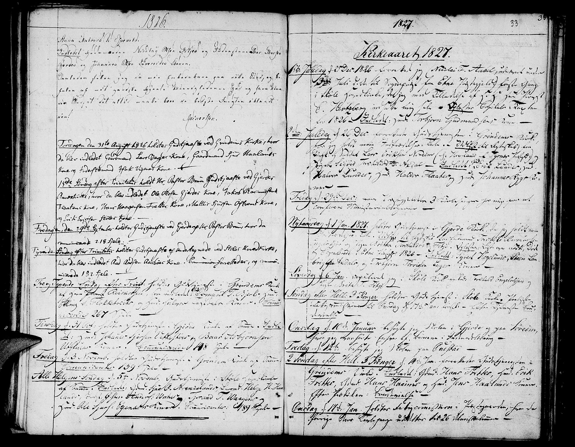 Etne sokneprestembete, SAB/A-75001/H/Haa: Parish register (official) no. A 5, 1808-1817, p. 33