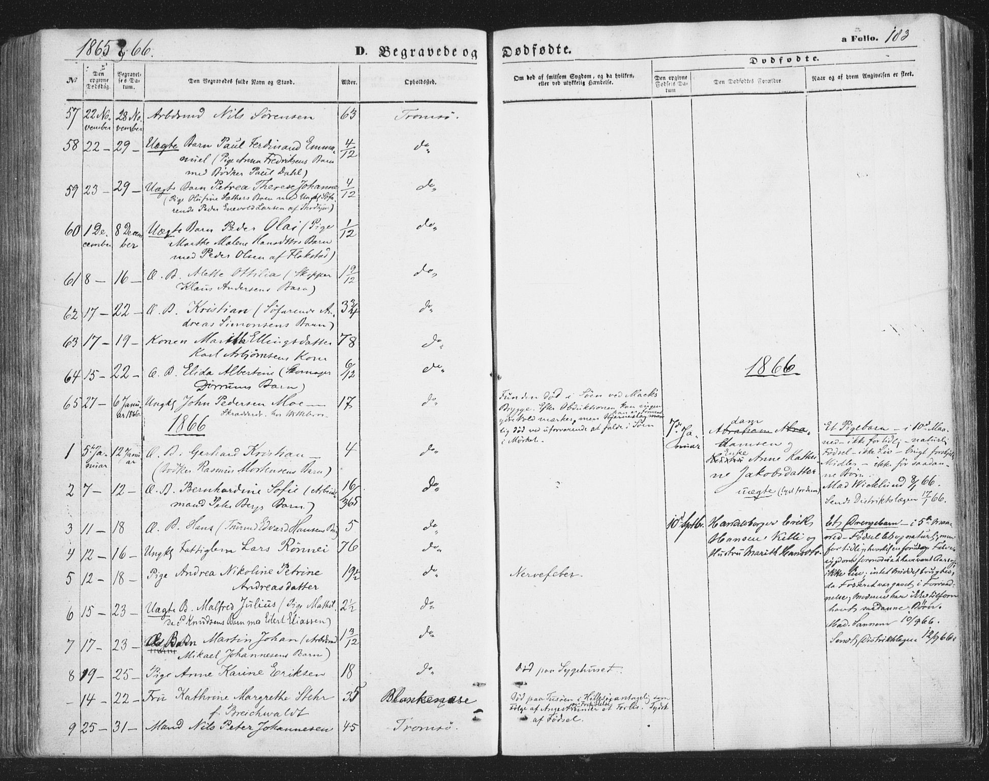 Tromsø sokneprestkontor/stiftsprosti/domprosti, SATØ/S-1343/G/Ga/L0012kirke: Parish register (official) no. 12, 1865-1871, p. 183