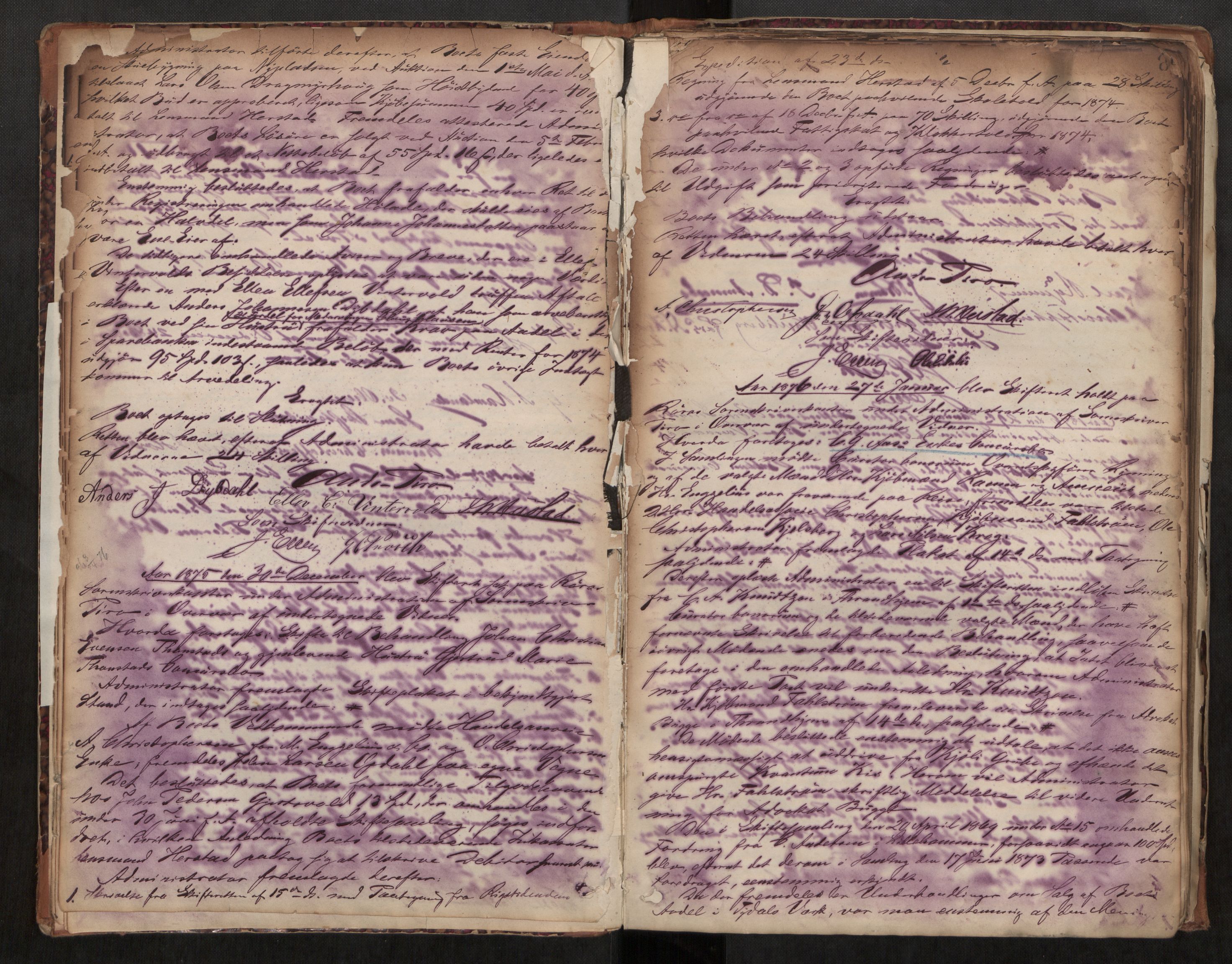 Røros sorenskriveri, AV/SAT-A-0023/3/3B/L0003: Skifteforhandlingsprotokoll, 1874-1886, p. 7