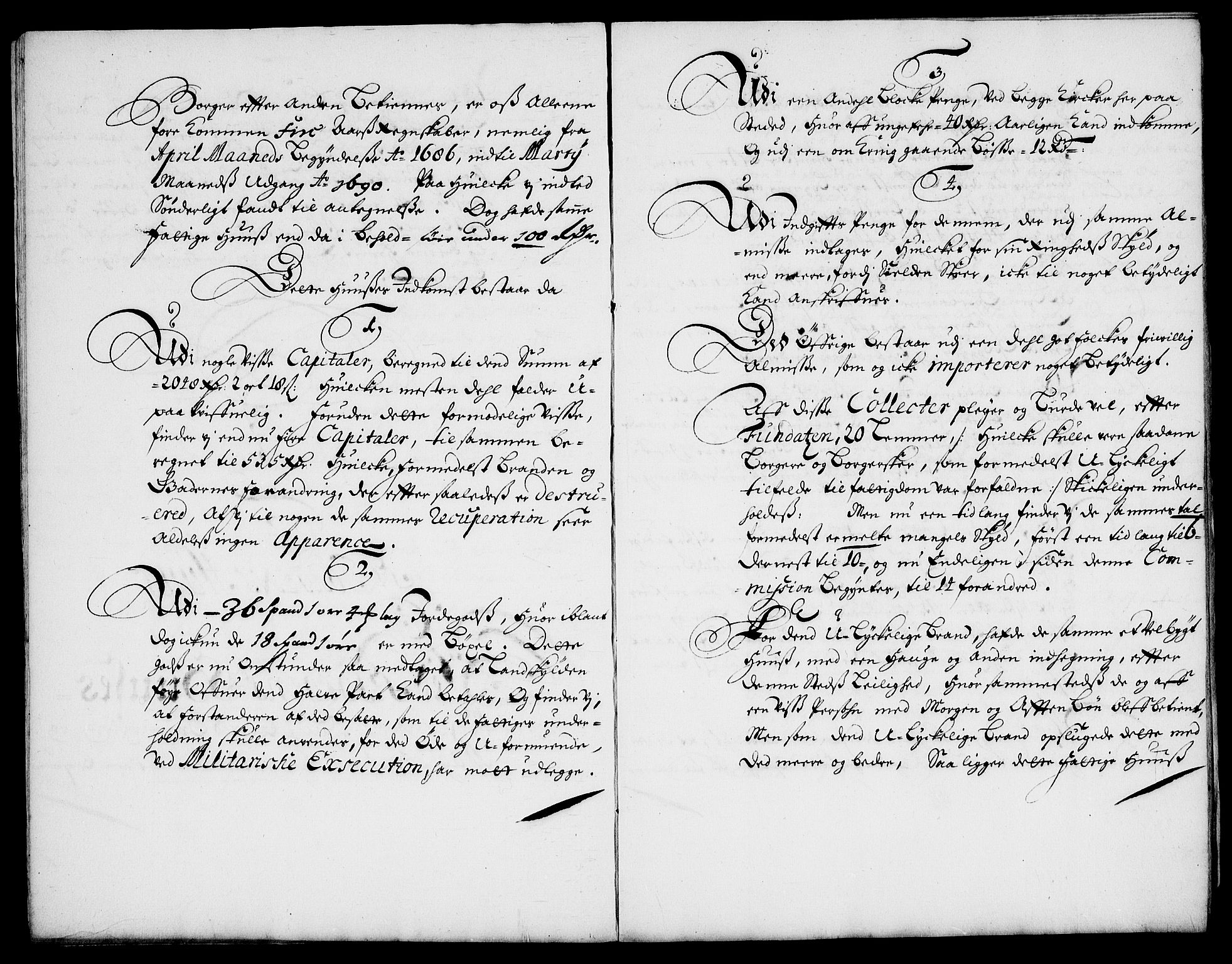 Danske Kanselli, Skapsaker, AV/RA-EA-4061/F/L0075: Skap 15, pakke 80-81, 1690-1731, p. 14