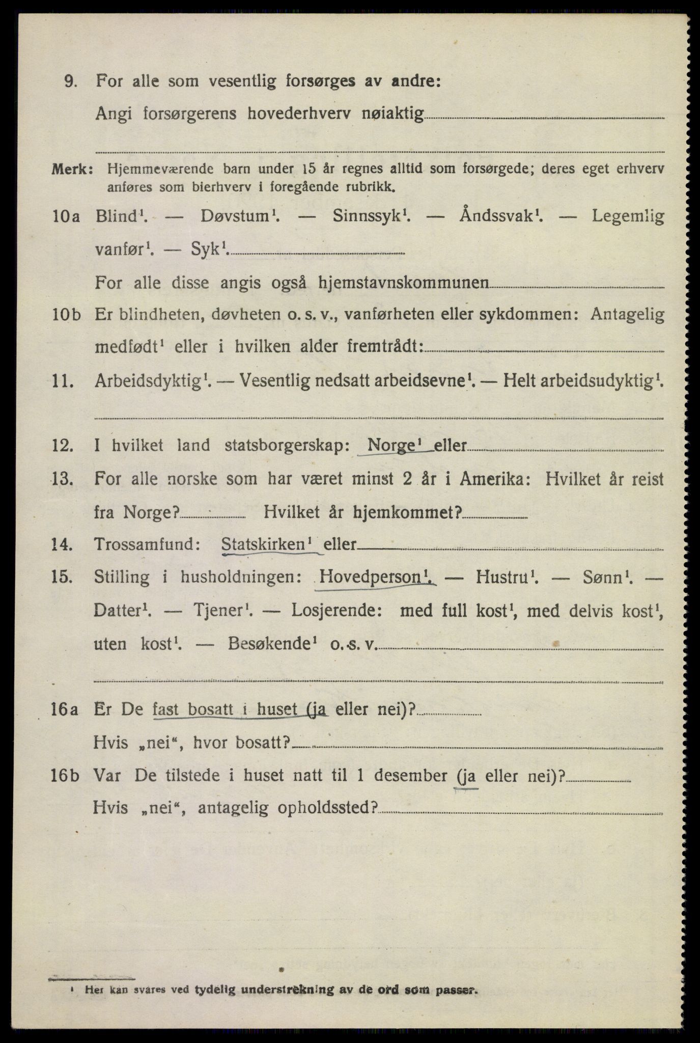SAKO, 1920 census for Sandeherred, 1920, p. 20159