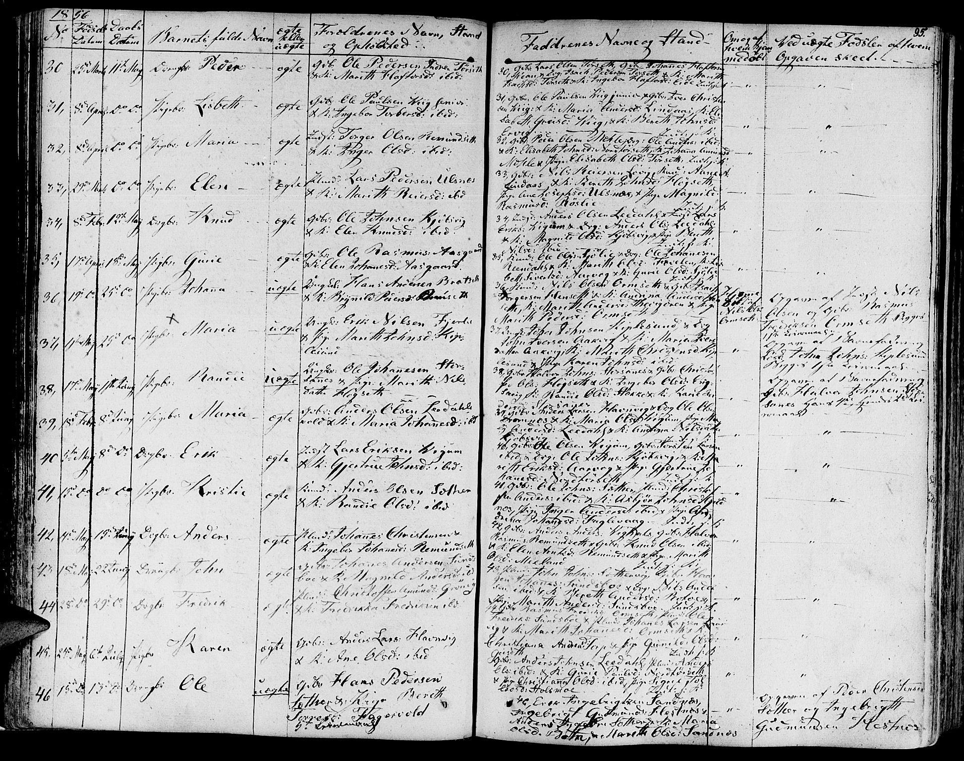 Ministerialprotokoller, klokkerbøker og fødselsregistre - Møre og Romsdal, SAT/A-1454/578/L0904: Parish register (official) no. 578A03, 1836-1858, p. 95